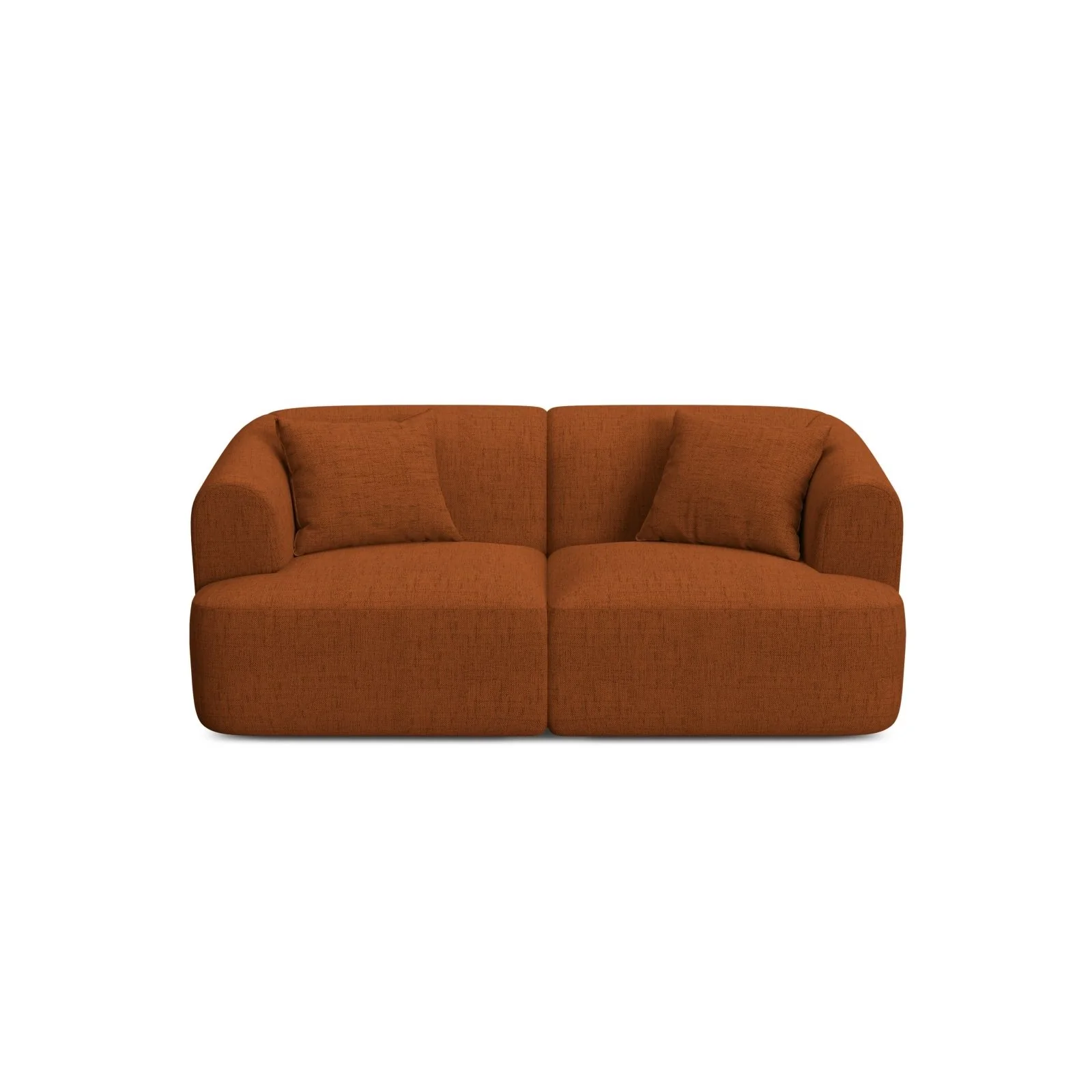 Campi 2-Sitzer Sofa aus Samt oder Strukturstoff, 180x90x70 cm - Image 49