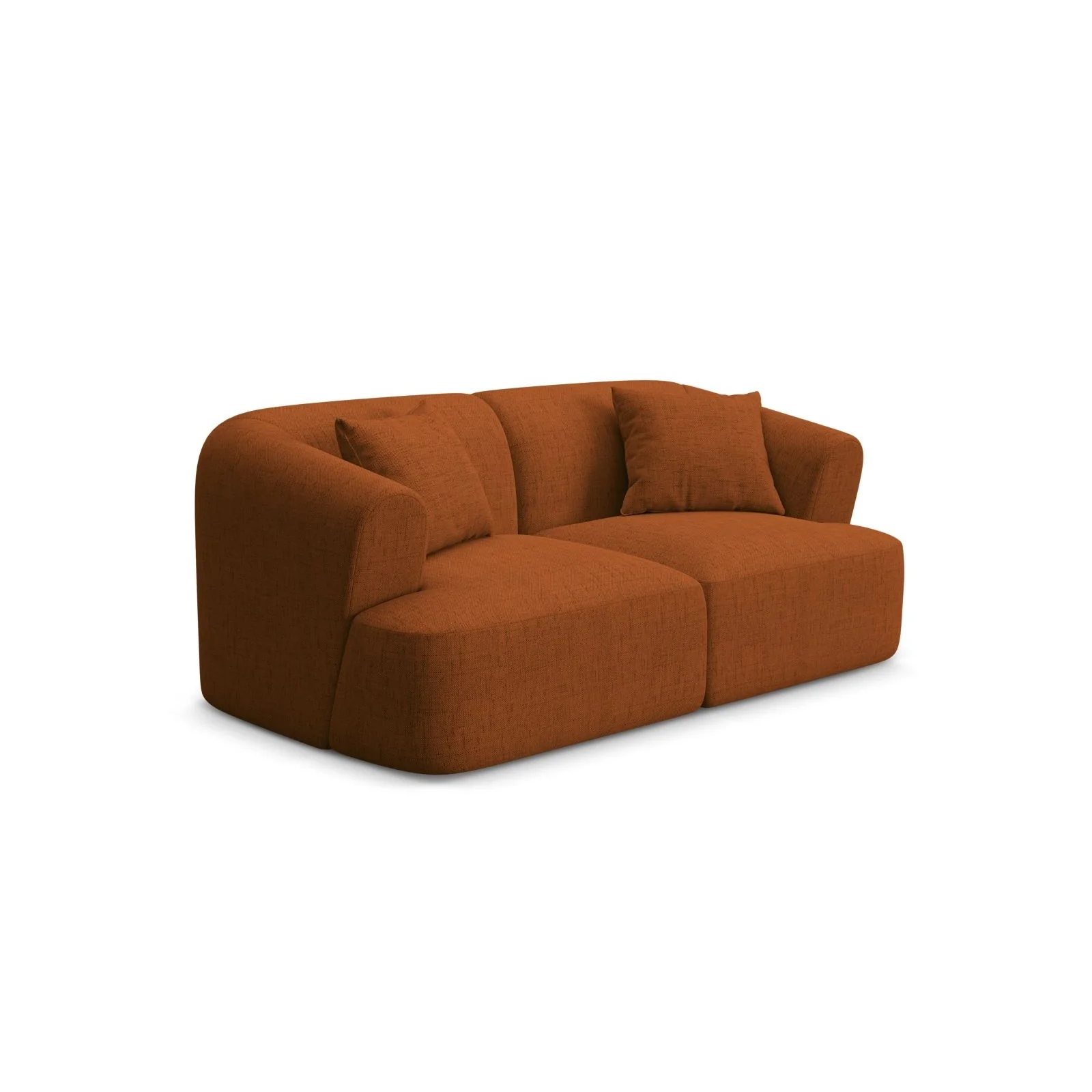 Campi 2-Sitzer Sofa aus Samt oder Strukturstoff, 180x90x70 cm - Image 51