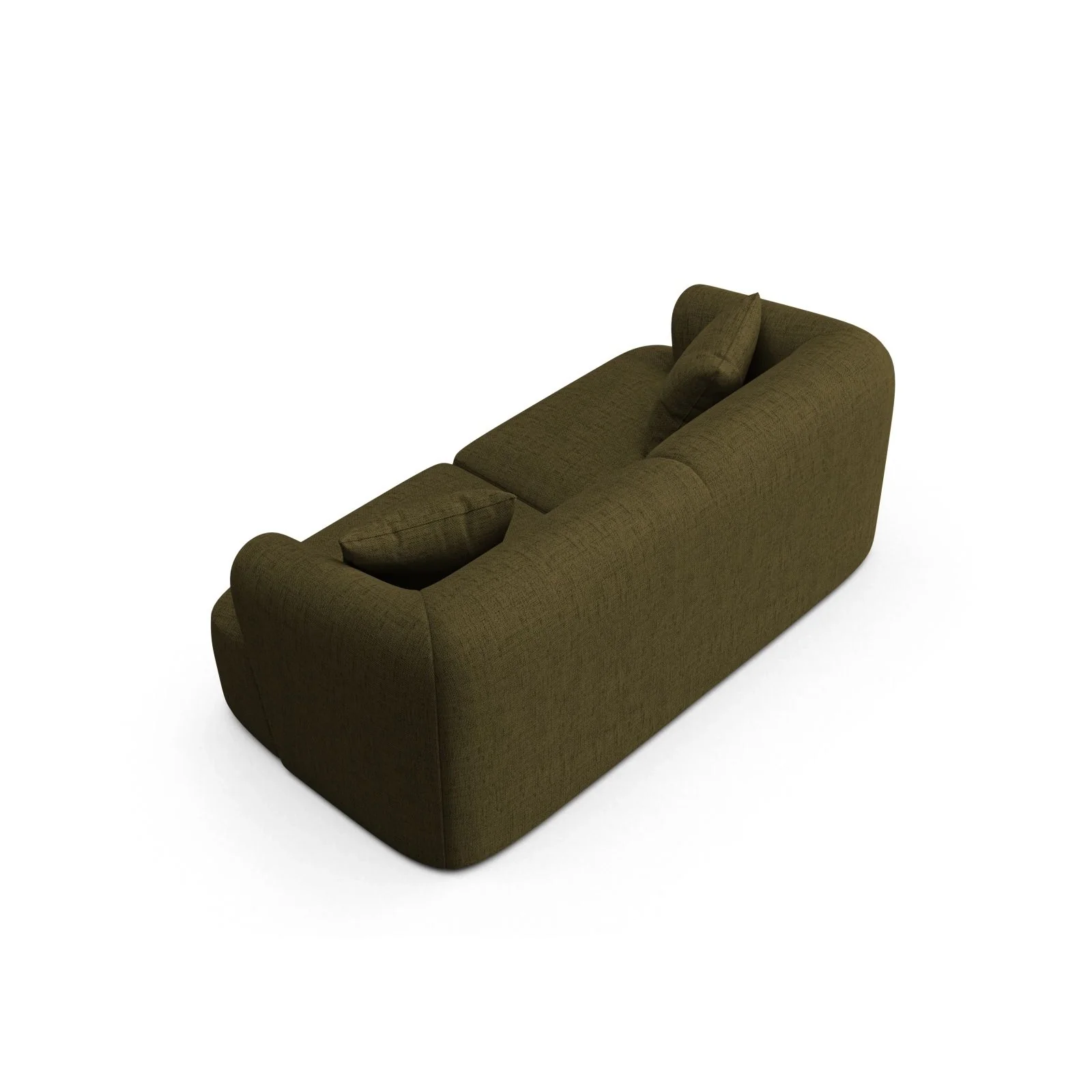 Campi 2-Sitzer Sofa aus Samt oder Strukturstoff, 180x90x70 cm - Image 59