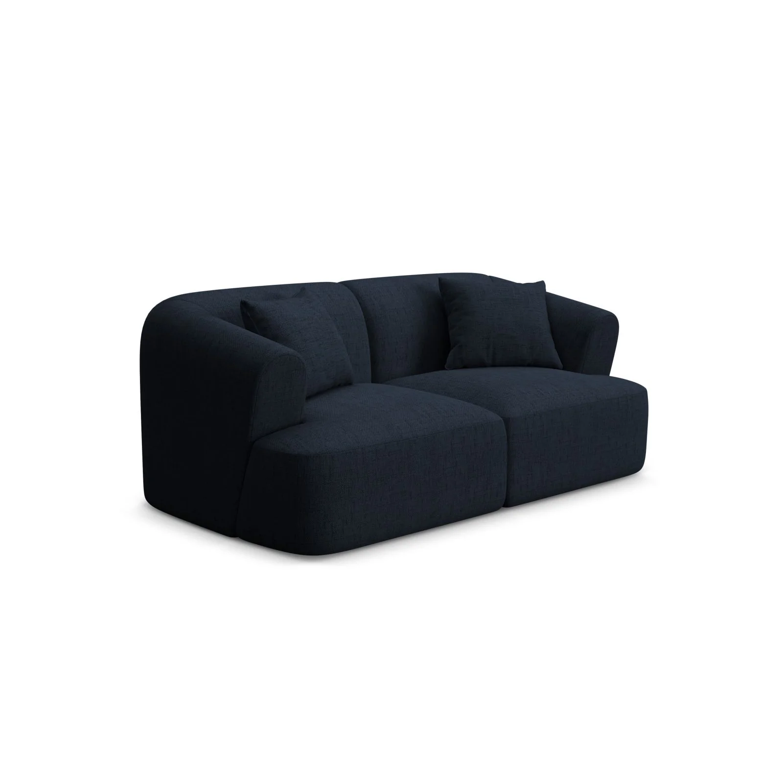 Campi 2-Sitzer Sofa aus Samt oder Strukturstoff, 180x90x70 cm - Image 63