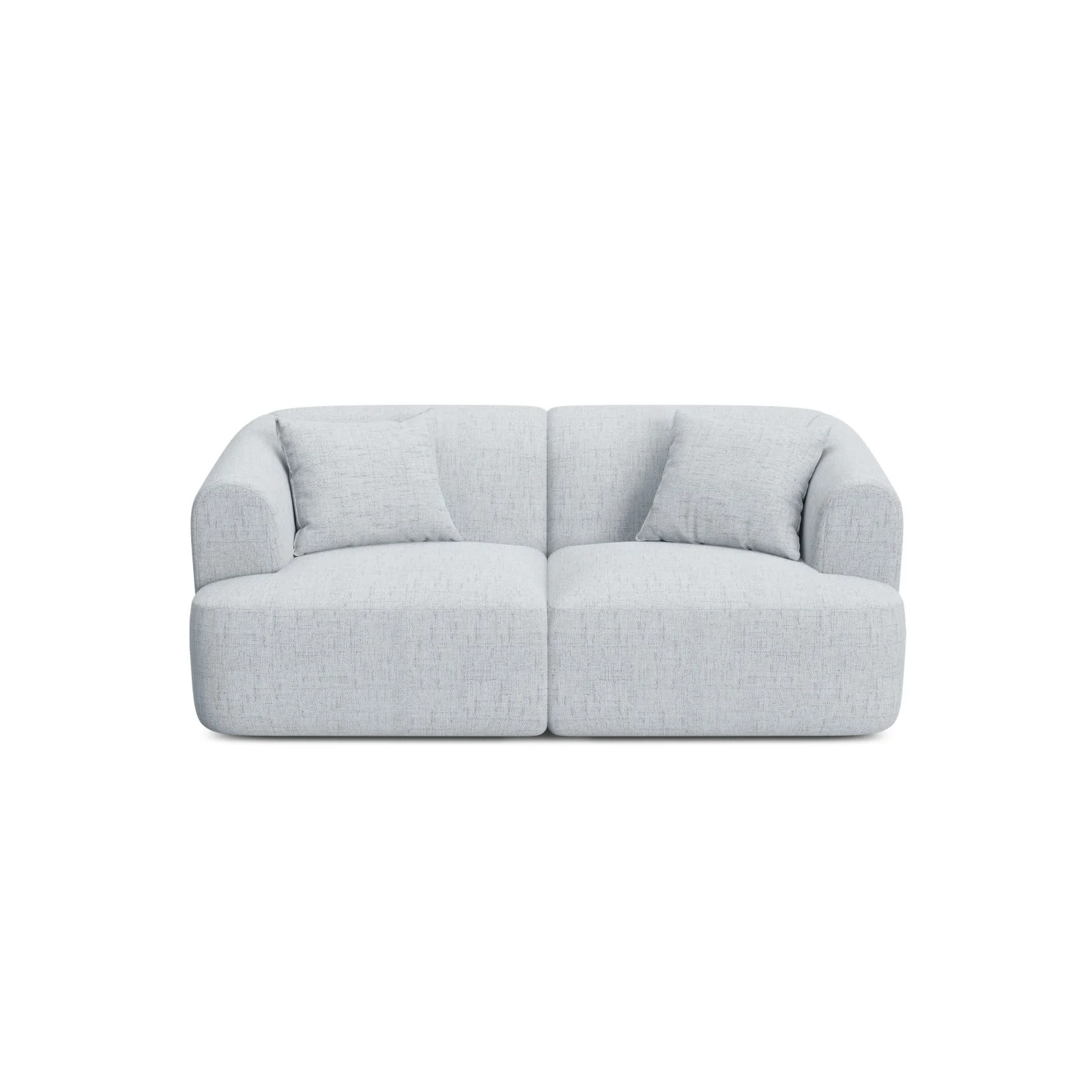 Campi 2-Sitzer Sofa aus Samt oder Strukturstoff, 180x90x70 cm - Image 67