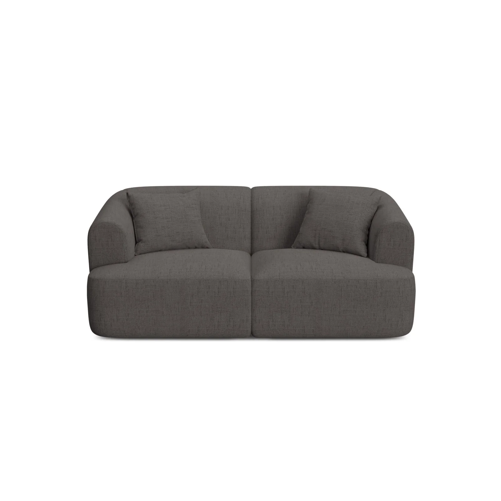 Campi 2-Sitzer Sofa aus Samt oder Strukturstoff, 180x90x70 cm - Image 73