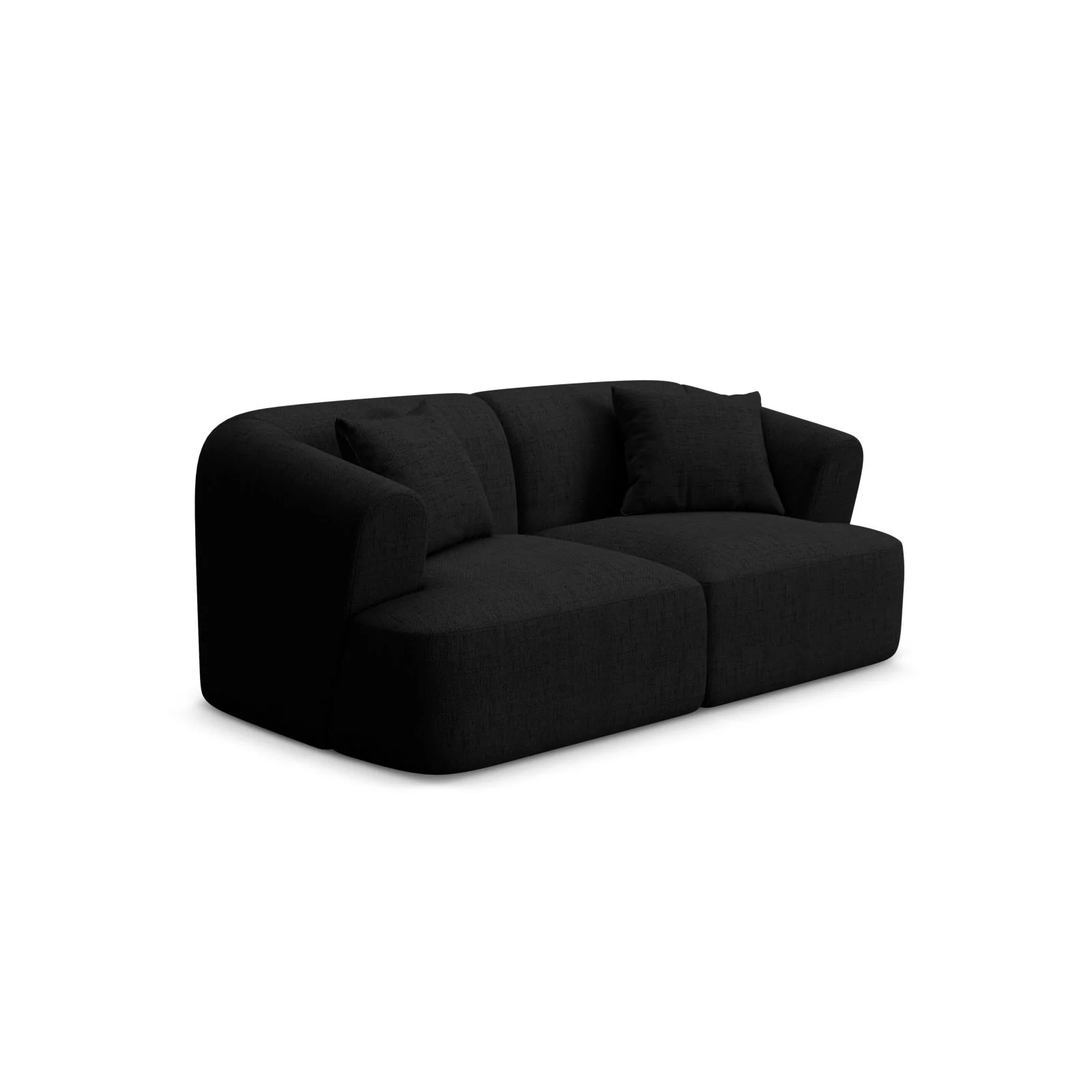 Campi 2-Sitzer Sofa aus Samt oder Strukturstoff, 180x90x70 cm - Image 81