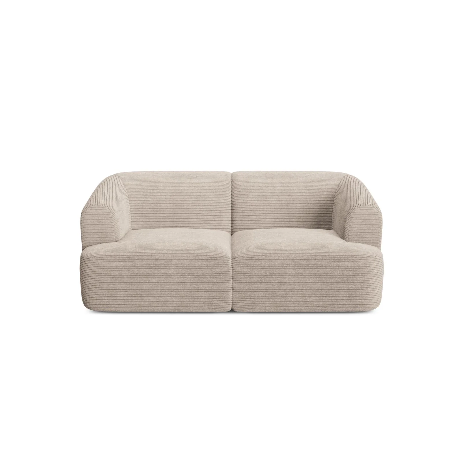 Campi 2-Sitzer Sofa aus Samt oder Strukturstoff, 180x90x70 cm - Image 88