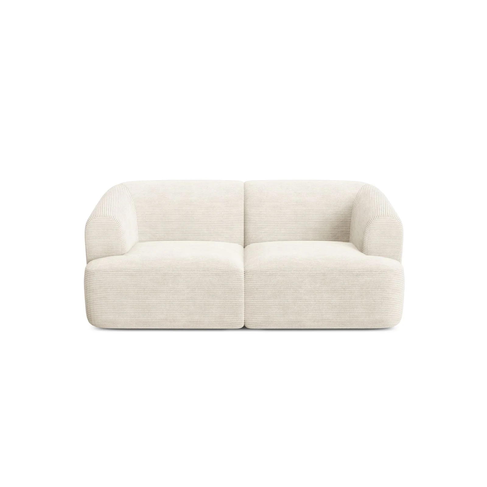 Campi 2-Sitzer Sofa aus Samt oder Strukturstoff, 180x90x70 cm - Image 94