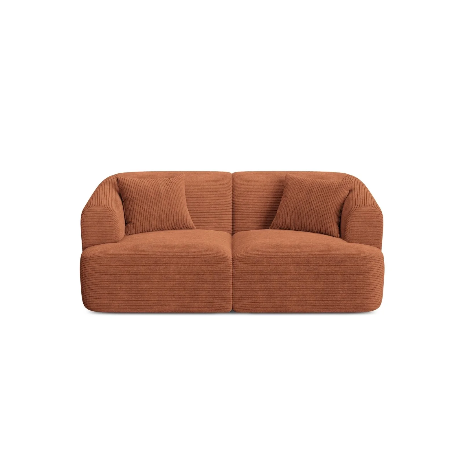 Campi 2-Sitzer Sofa aus Samt oder Strukturstoff, 180x90x70 cm - Image 97