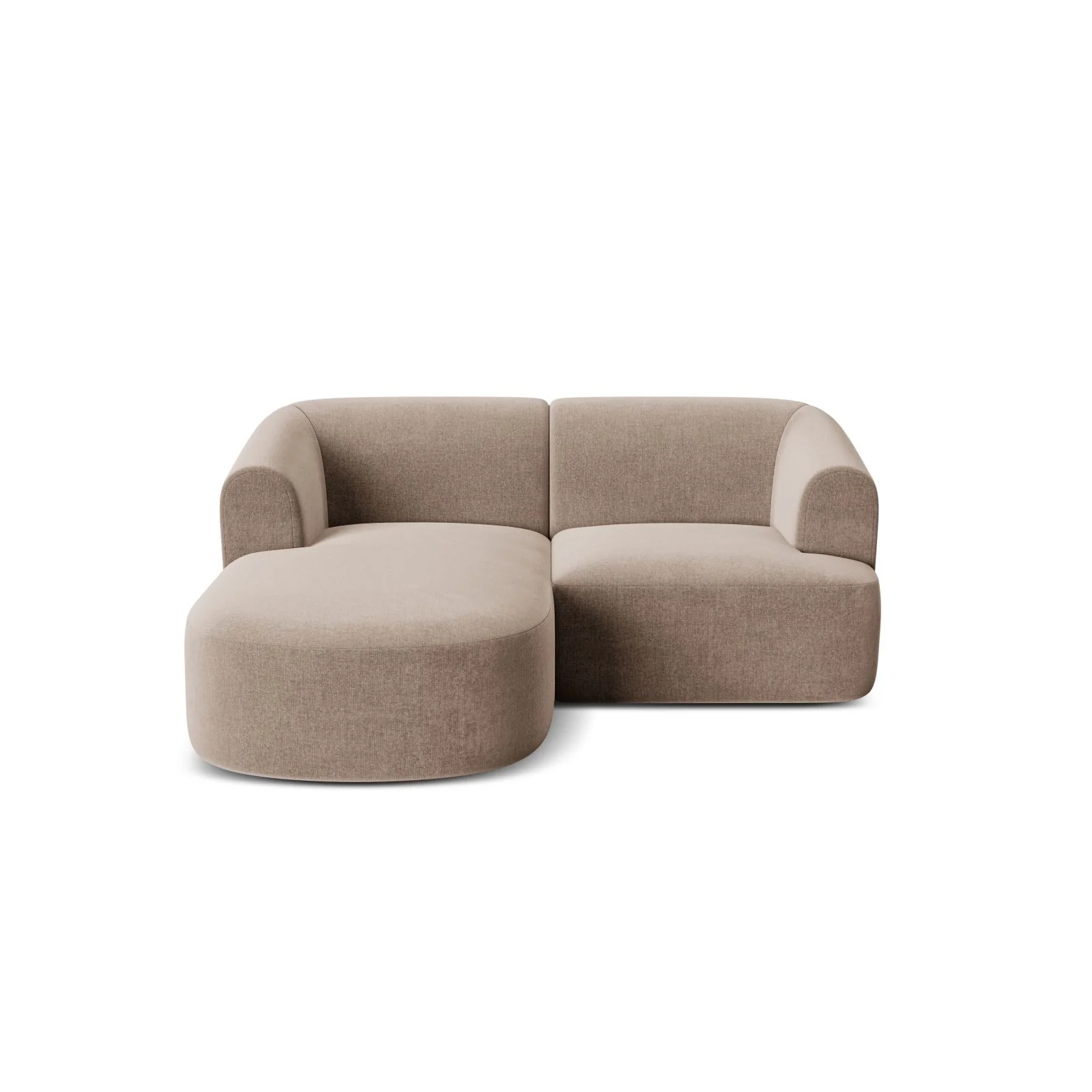 Campi 3-Sitzer Ecksofa, Linke Seite, aus Samt, Cord oder Strukturstoff, 180x156x70 cm - Image 12