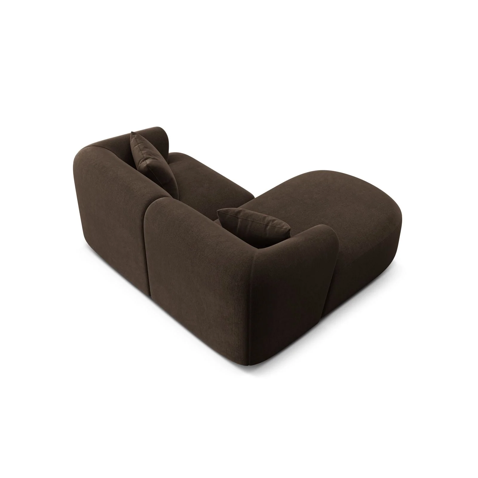 Campi 3-Sitzer Ecksofa, Linke Seite, aus Samt, Cord oder Strukturstoff, 180x156x70 cm - Image 20
