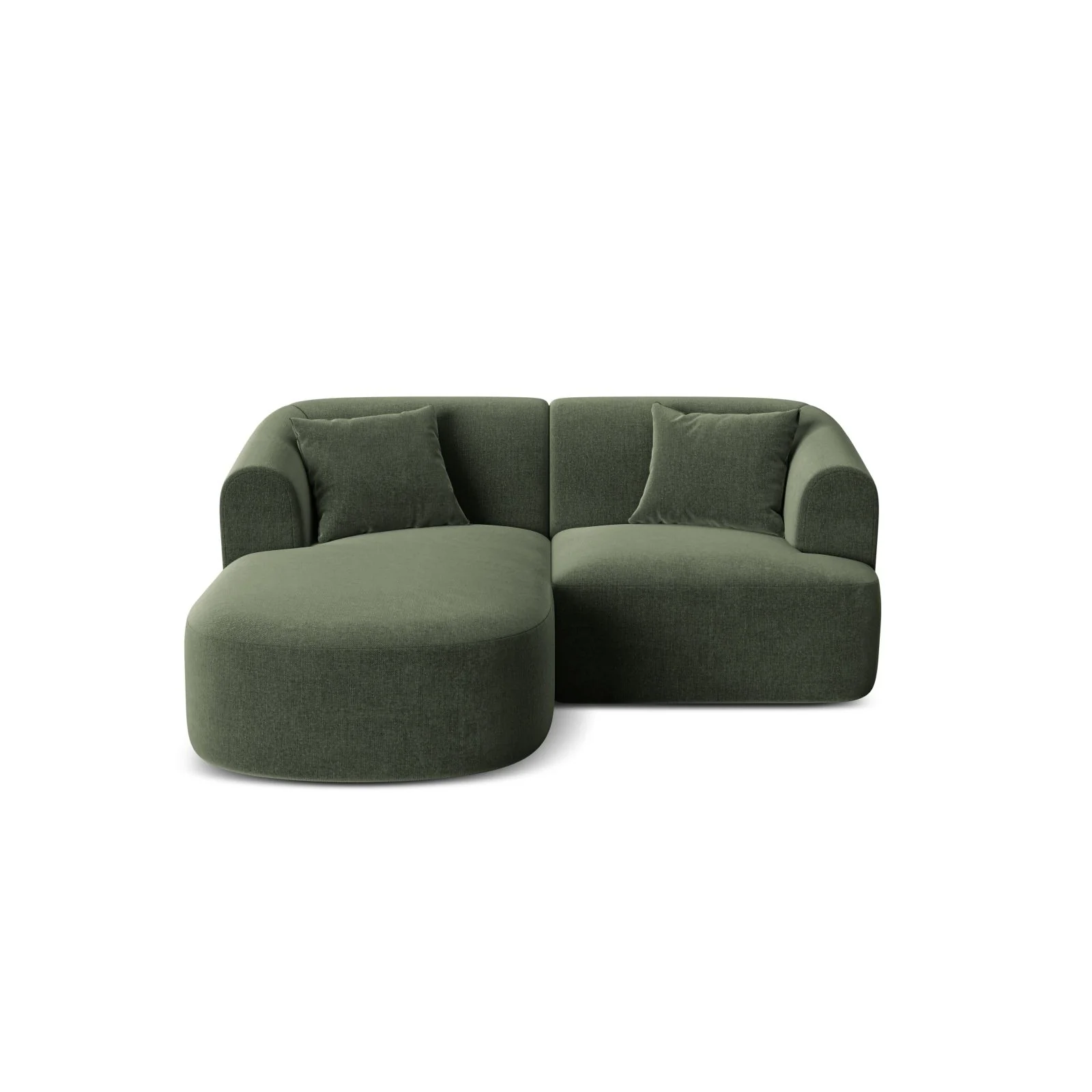 Campi 3-Sitzer Ecksofa, Linke Seite, aus Samt, Cord oder Strukturstoff, 180x156x70 cm - Image 22