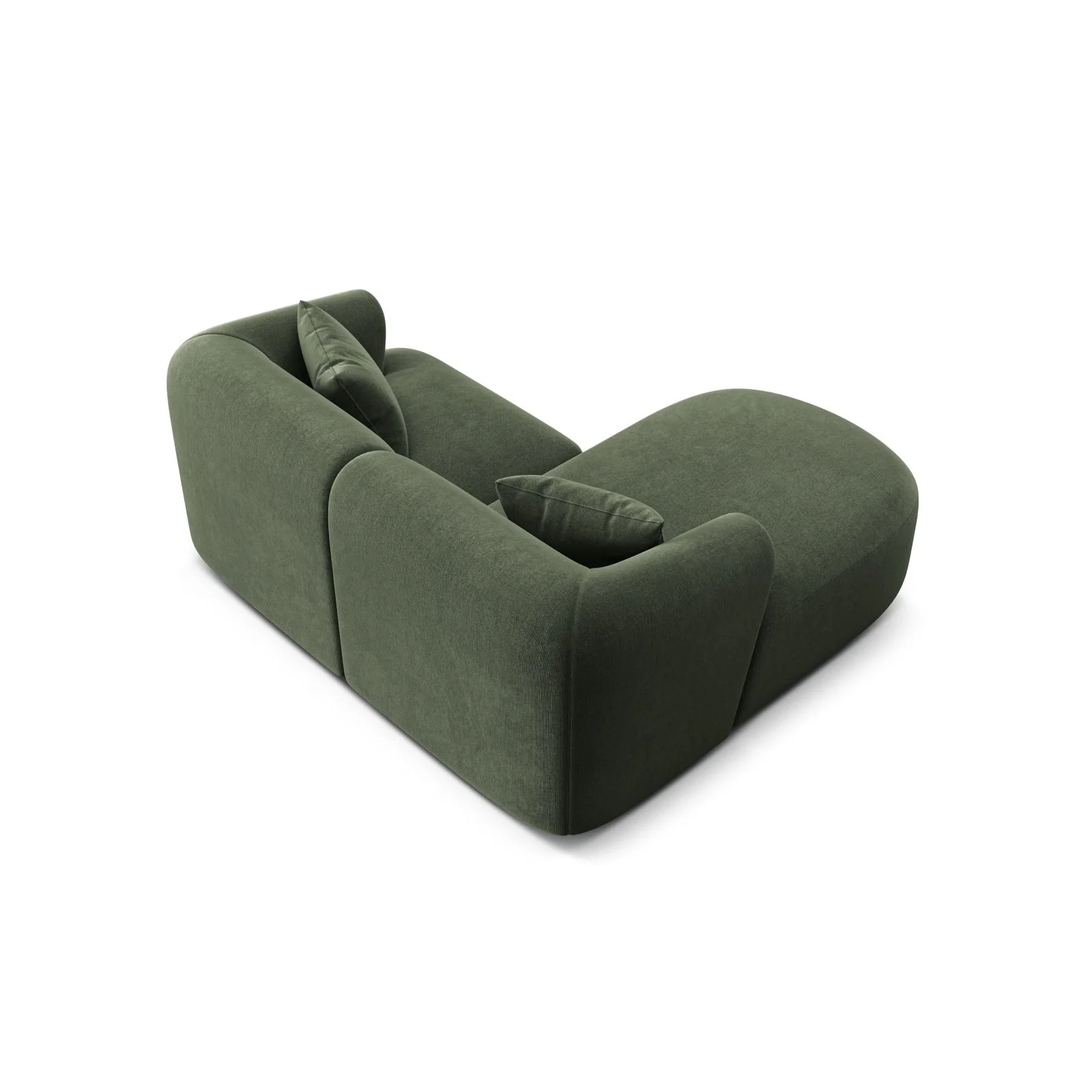Campi 3-Sitzer Ecksofa, Linke Seite, aus Samt, Cord oder Strukturstoff, 180x156x70 cm - Image 27