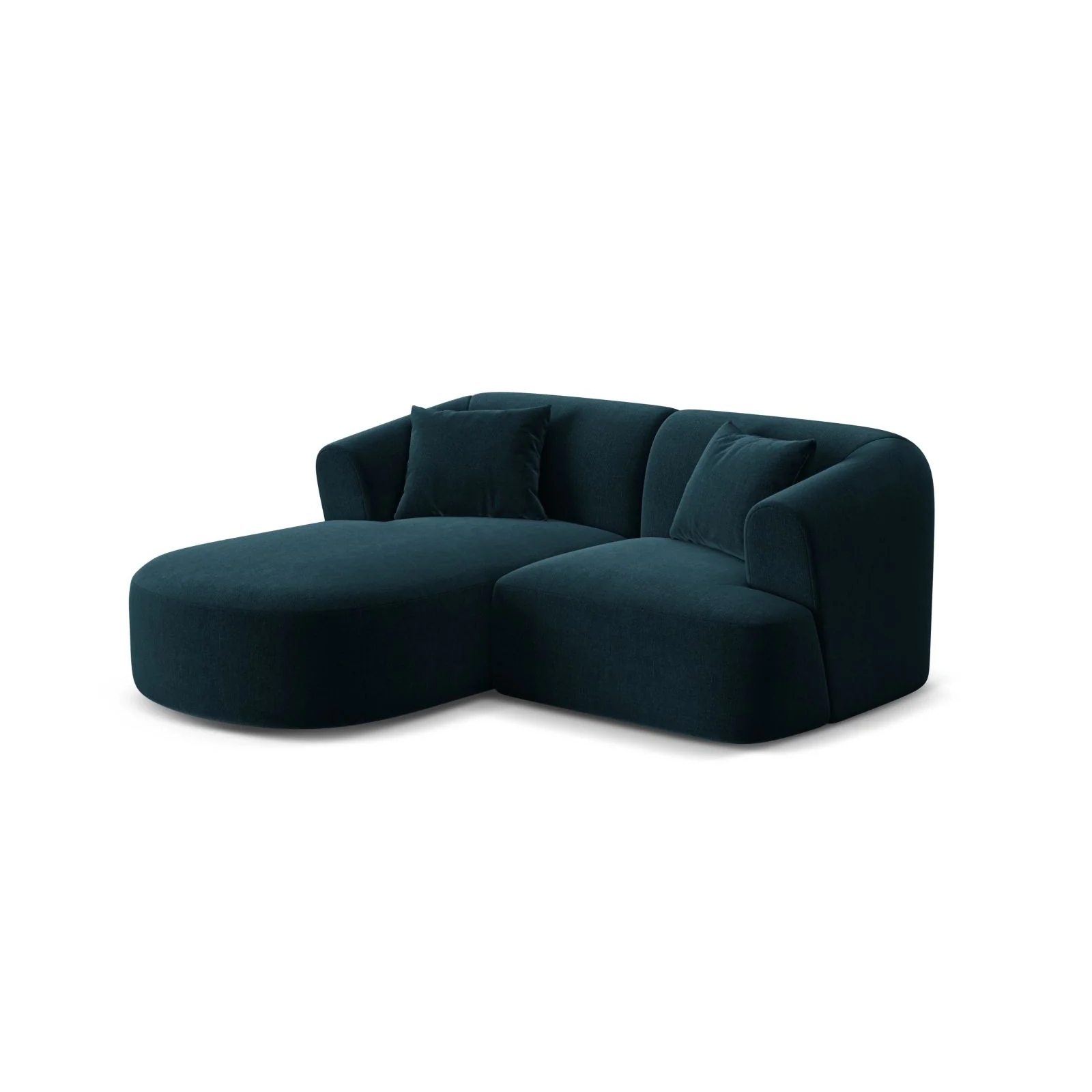 Campi 3-Sitzer Ecksofa, Linke Seite, aus Samt, Cord oder Strukturstoff, 180x156x70 cm - Image 32
