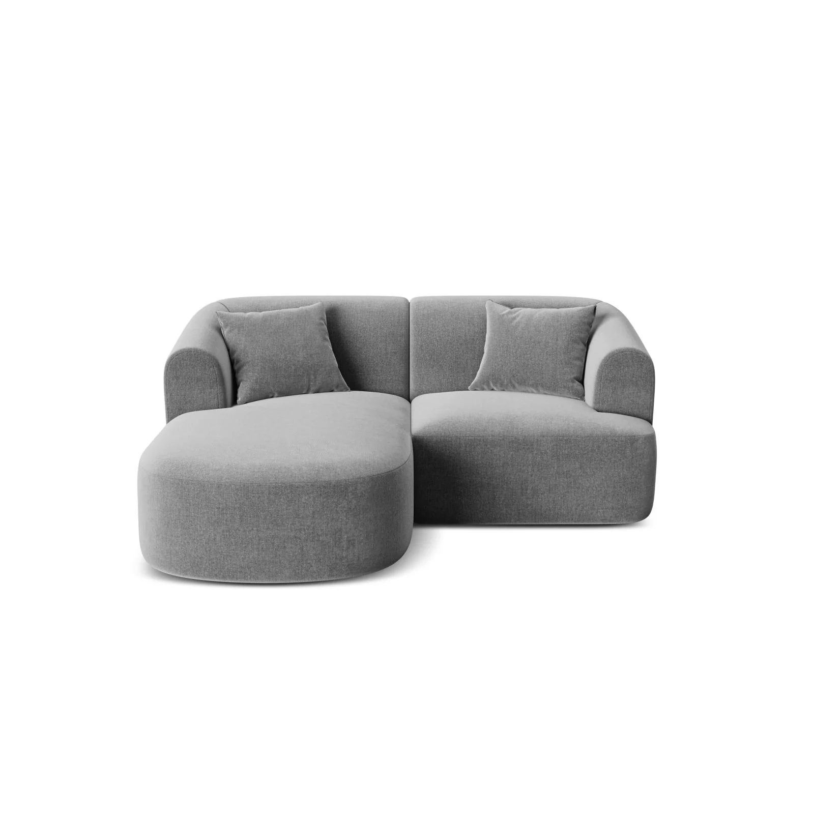 Campi 3-Sitzer Ecksofa, Linke Seite, aus Samt, Cord oder Strukturstoff, 180x156x70 cm - Image 36
