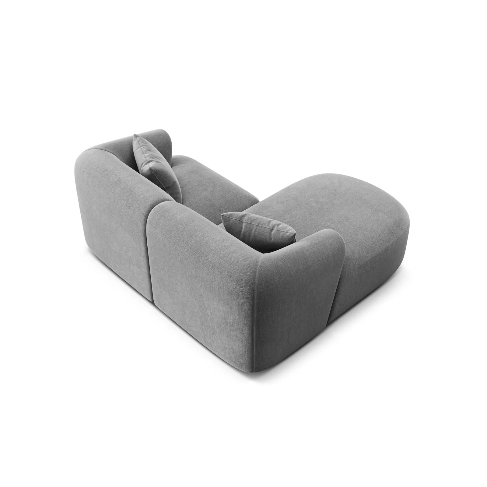 Campi 3-Sitzer Ecksofa, Linke Seite, aus Samt, Cord oder Strukturstoff, 180x156x70 cm - Image 41
