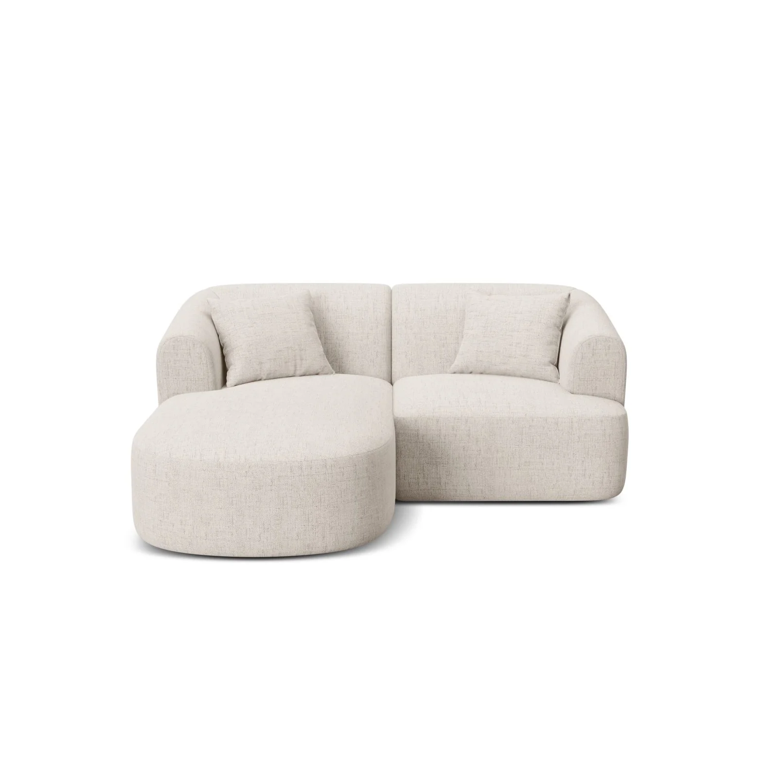 Campi 3-Sitzer Ecksofa, Linke Seite, aus Samt, Cord oder Strukturstoff, 180x156x70 cm - Image 43