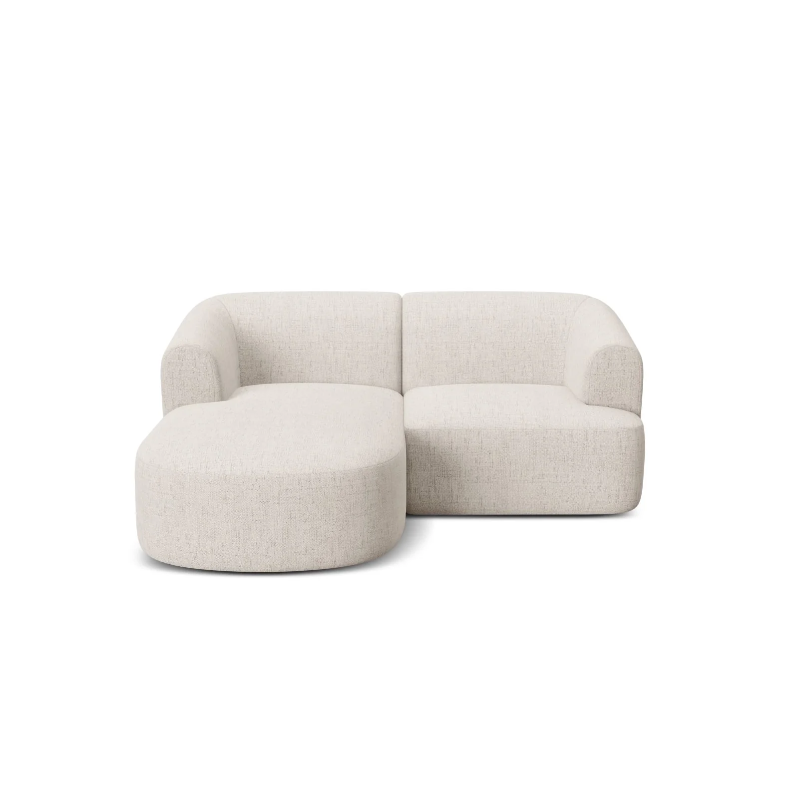 Campi 3-Sitzer Ecksofa, Linke Seite, aus Samt, Cord oder Strukturstoff, 180x156x70 cm - Image 46