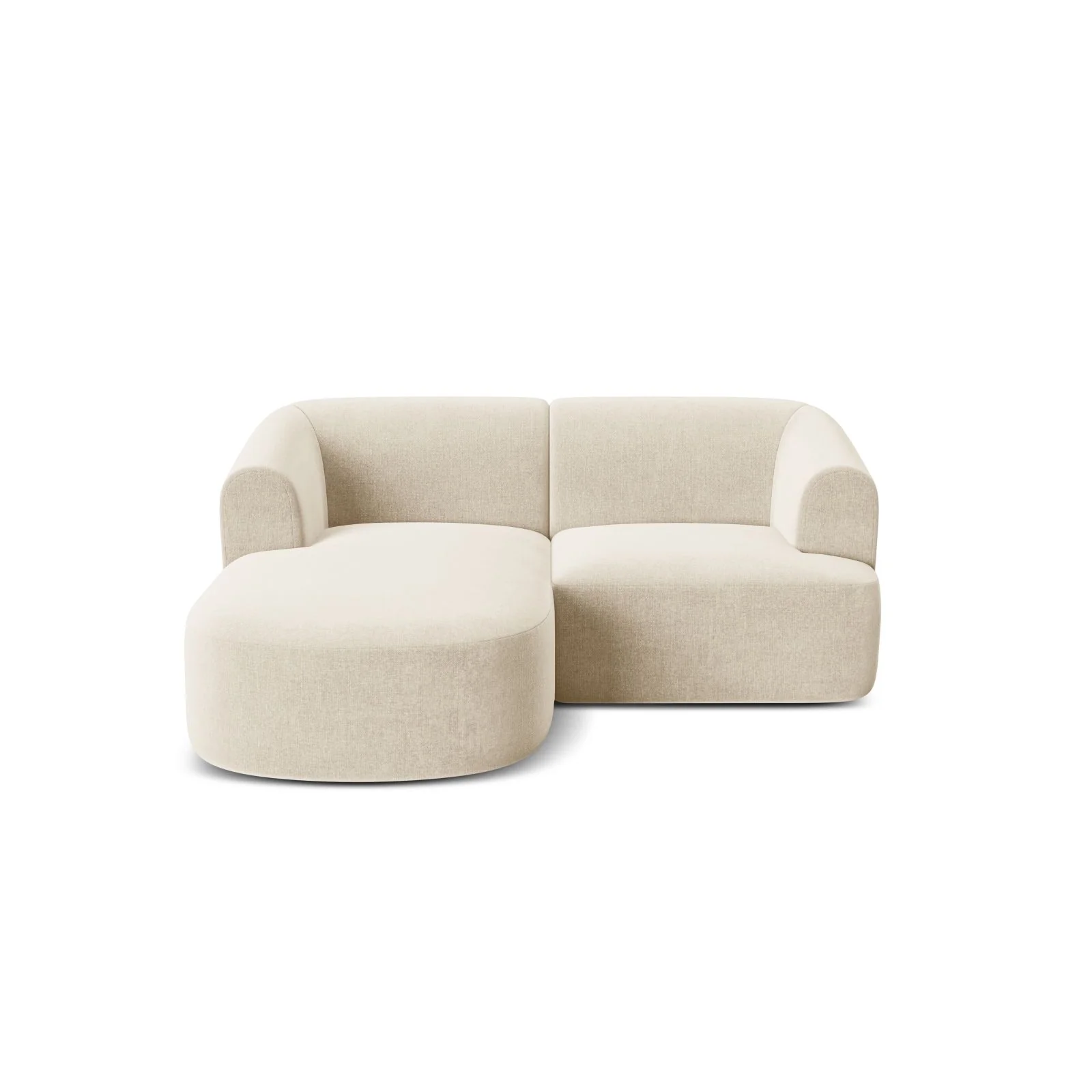 Campi 3-Sitzer Ecksofa, Linke Seite, aus Samt, Cord oder Strukturstoff, 180x156x70 cm - Image 5