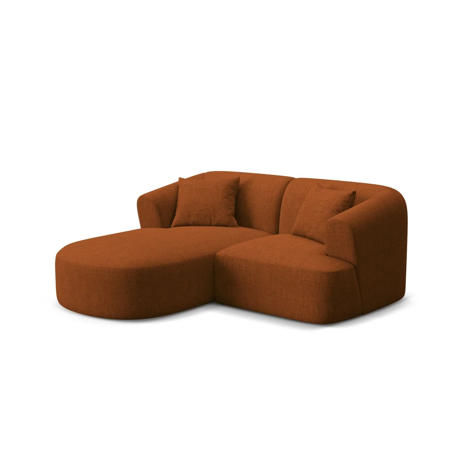 Campi 3-Sitzer Ecksofa, Linke Seite, aus Samt, Cord oder Strukturstoff, 180x156x70 cm - Image 51