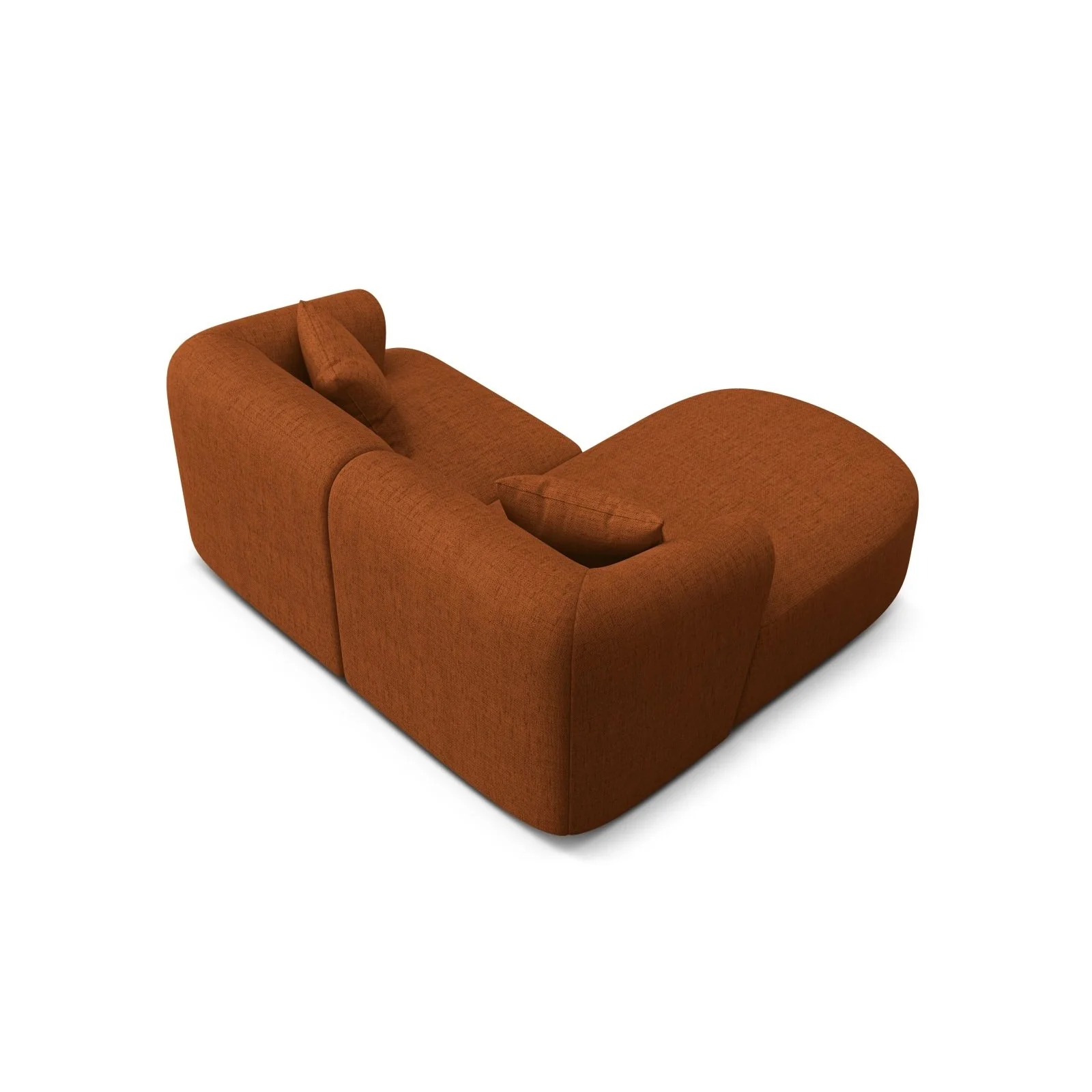 Campi 3-Sitzer Ecksofa, Linke Seite, aus Samt, Cord oder Strukturstoff, 180x156x70 cm - Image 53