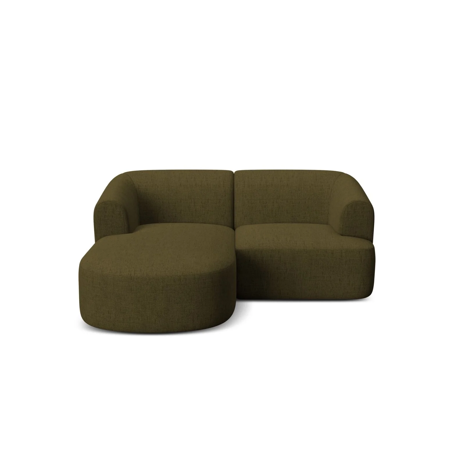 Campi 3-Sitzer Ecksofa, Linke Seite, aus Samt, Cord oder Strukturstoff, 180x156x70 cm - Image 58