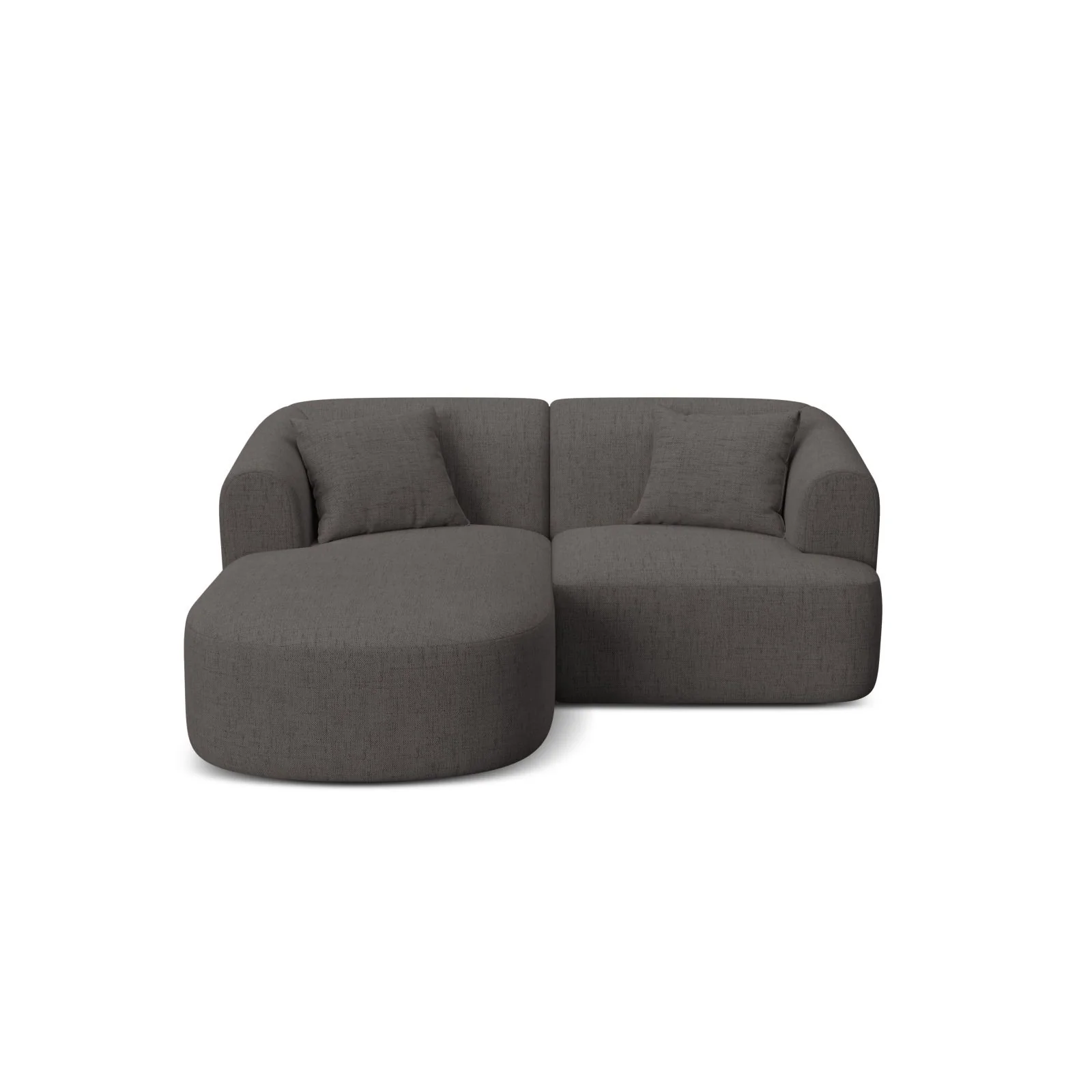 Campi 3-Sitzer Ecksofa, Linke Seite, aus Samt, Cord oder Strukturstoff, 180x156x70 cm - Image 73