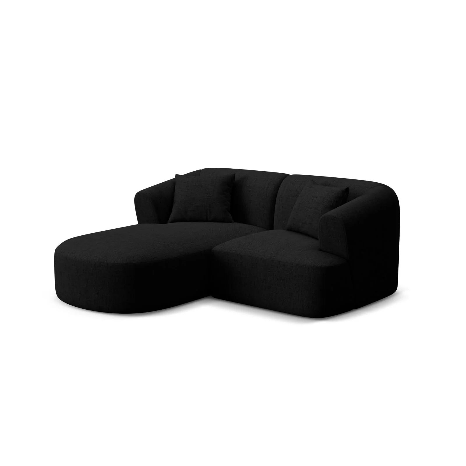 Campi 3-Sitzer Ecksofa, Linke Seite, aus Samt, Cord oder Strukturstoff, 180x156x70 cm - Image 81