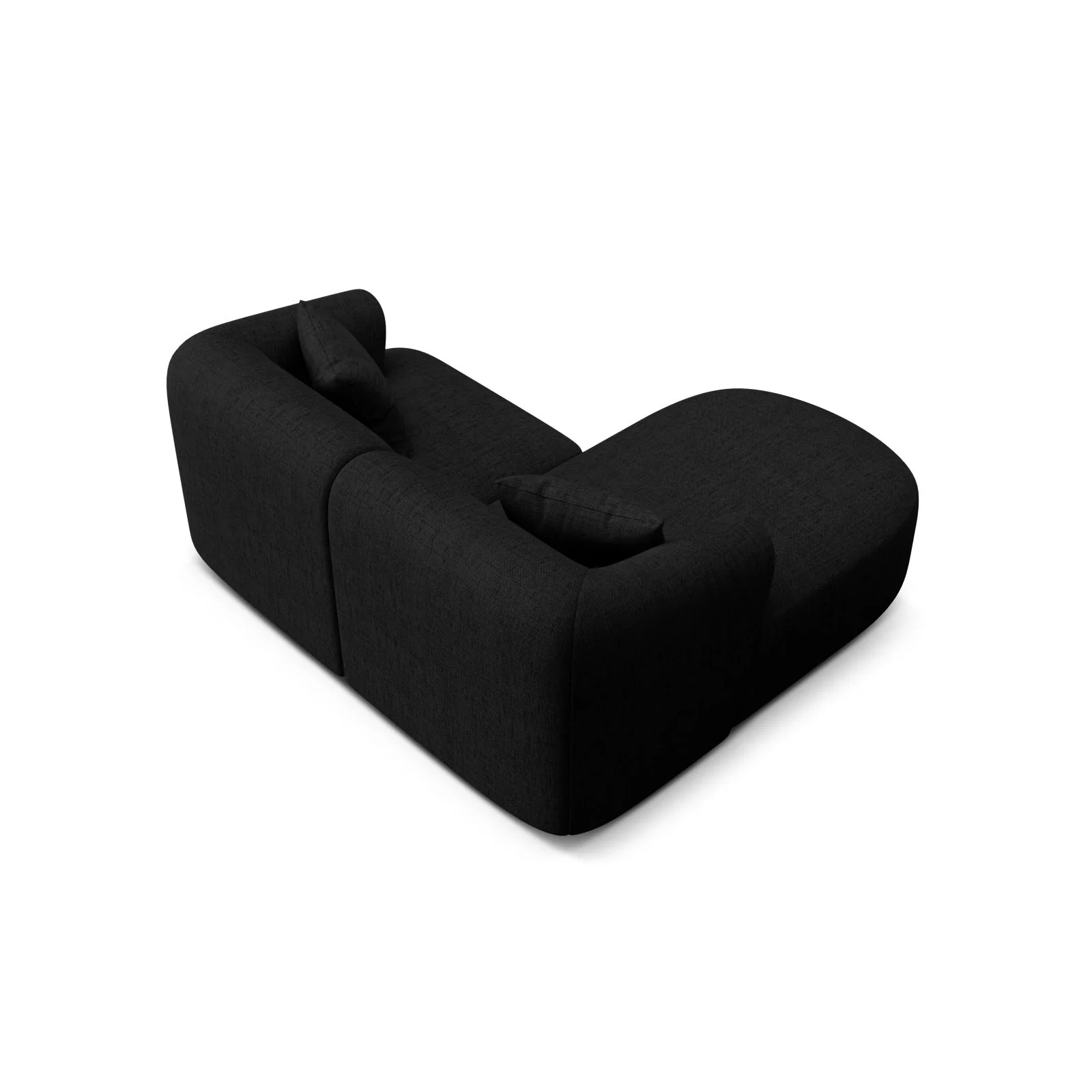 Campi 3-Sitzer Ecksofa, Linke Seite, aus Samt, Cord oder Strukturstoff, 180x156x70 cm - Image 83
