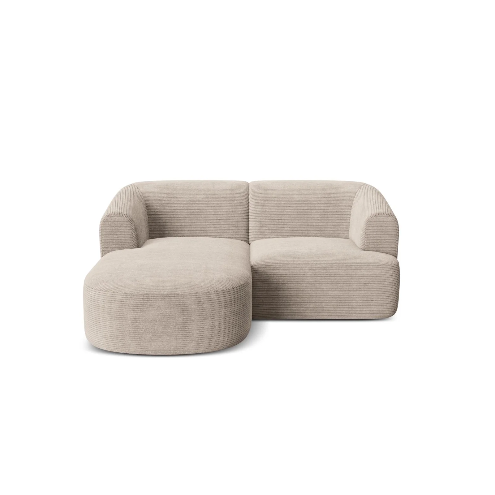 Campi 3-Sitzer Ecksofa, Linke Seite, aus Samt, Cord oder Strukturstoff, 180x156x70 cm - Image 88