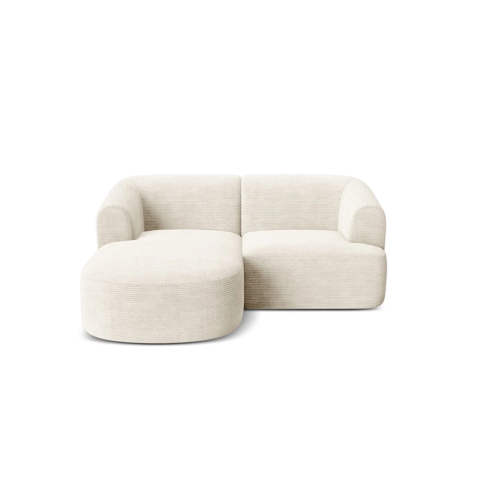 Campi 3-Sitzer Ecksofa, Linke Seite, aus Samt, Cord oder Strukturstoff, 180x156x70 cm - Image 94
