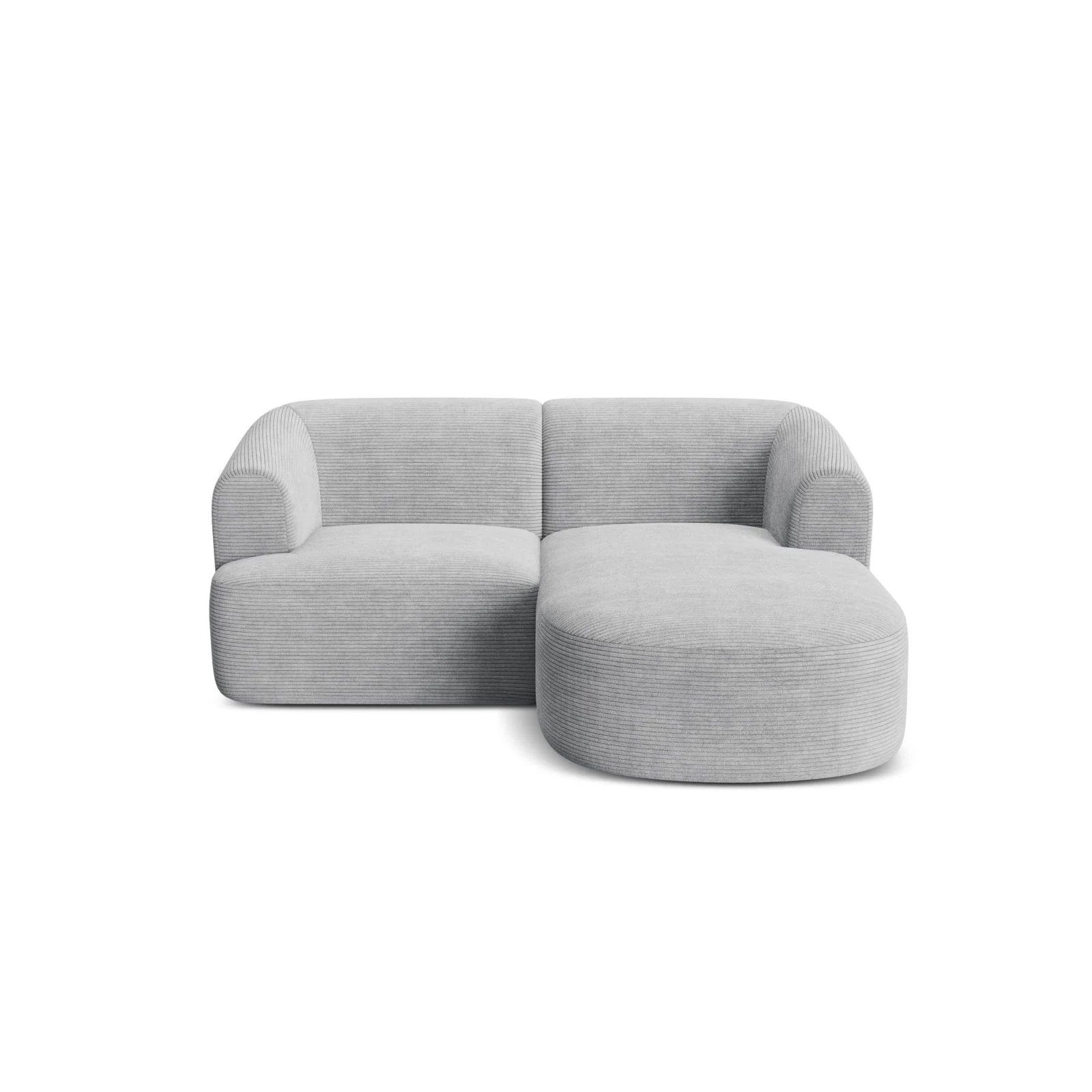 Campi 3-Sitzer Ecksofa, Rechte Seite, aus Samt, Cord oder Strukturstoff, 180x156x70 cm - Image 111