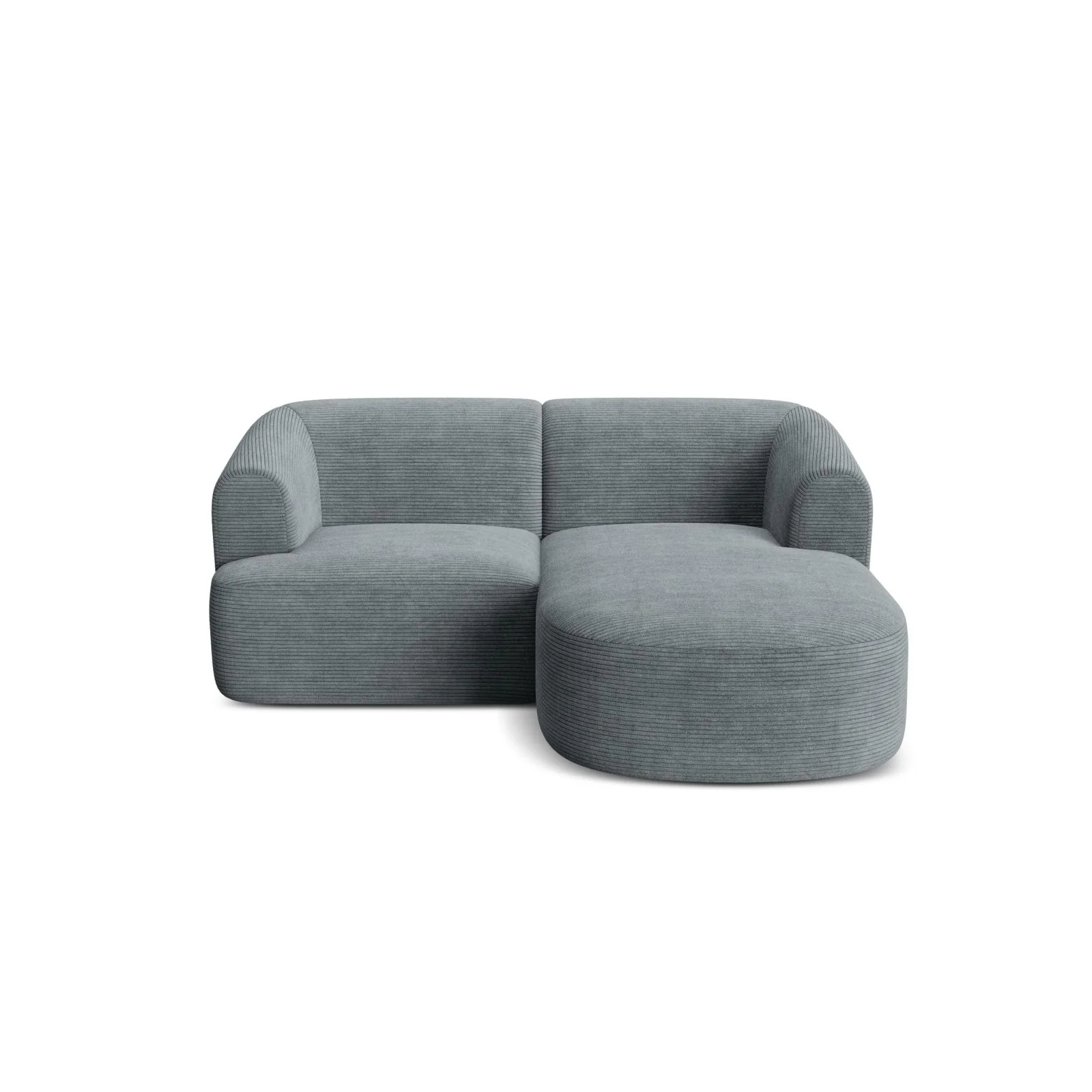 Campi 3-Sitzer Ecksofa, Rechte Seite, aus Samt, Cord oder Strukturstoff, 180x156x70 cm - Image 117