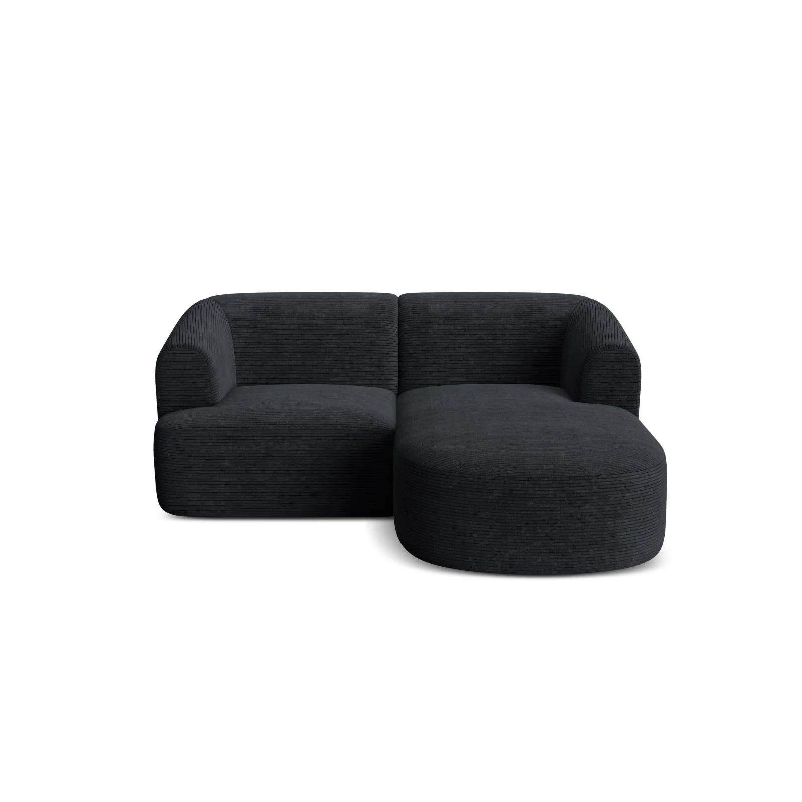 Campi 3-Sitzer Ecksofa, Rechte Seite, aus Samt, Cord oder Strukturstoff, 180x156x70 cm - Image 123