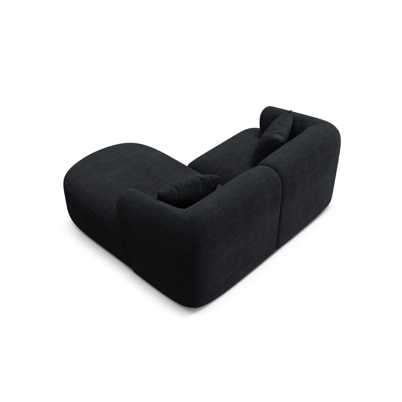Campi 3-Sitzer Ecksofa, Rechte Seite, aus Samt, Cord oder Strukturstoff, 180x156x70 cm - Image 124