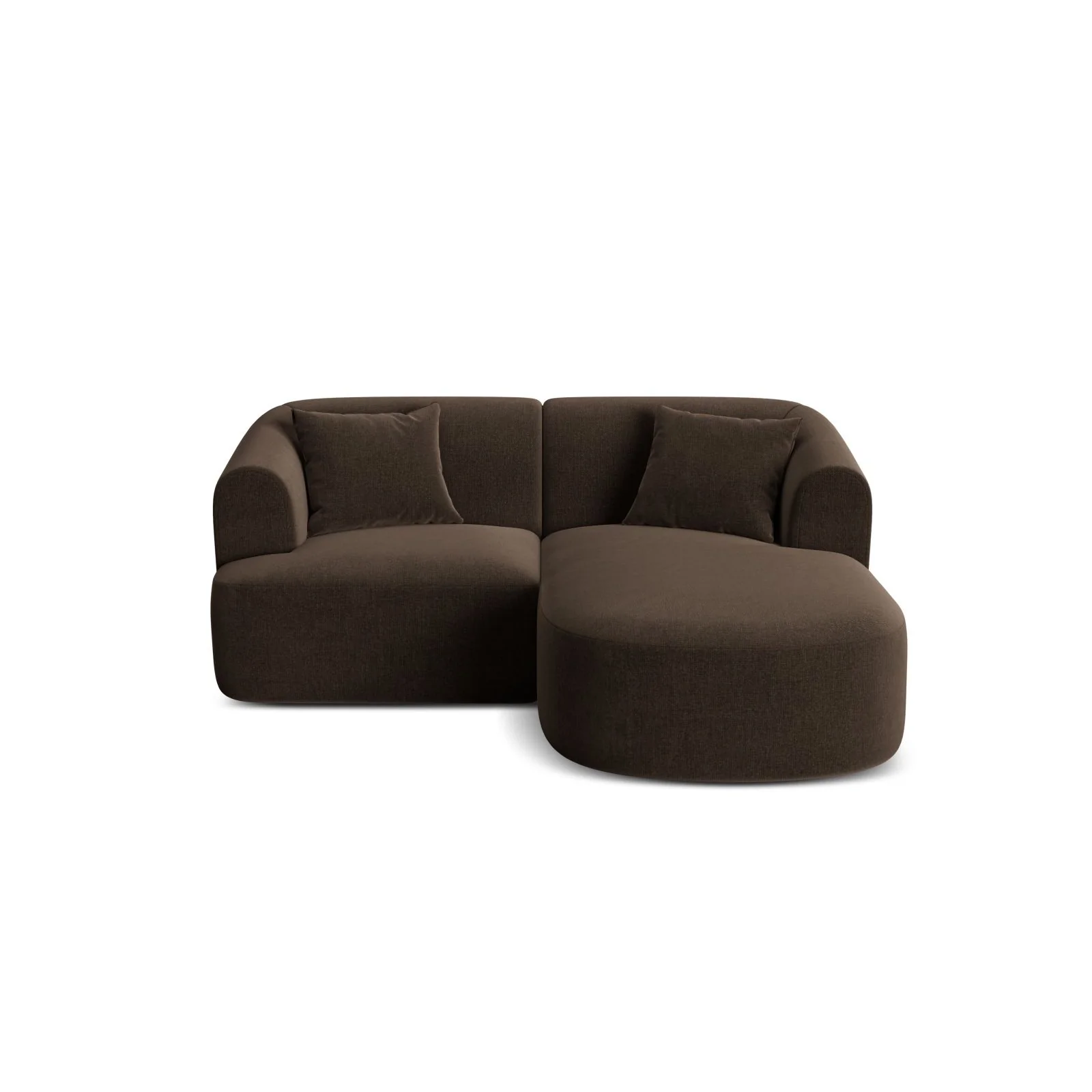 Campi 3-Sitzer Ecksofa, Rechte Seite, aus Samt, Cord oder Strukturstoff, 180x156x70 cm - Image 15