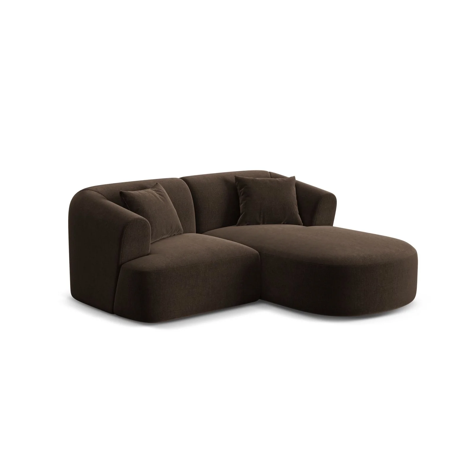 Campi 3-Sitzer Ecksofa, Rechte Seite, aus Samt, Cord oder Strukturstoff, 180x156x70 cm - Image 18