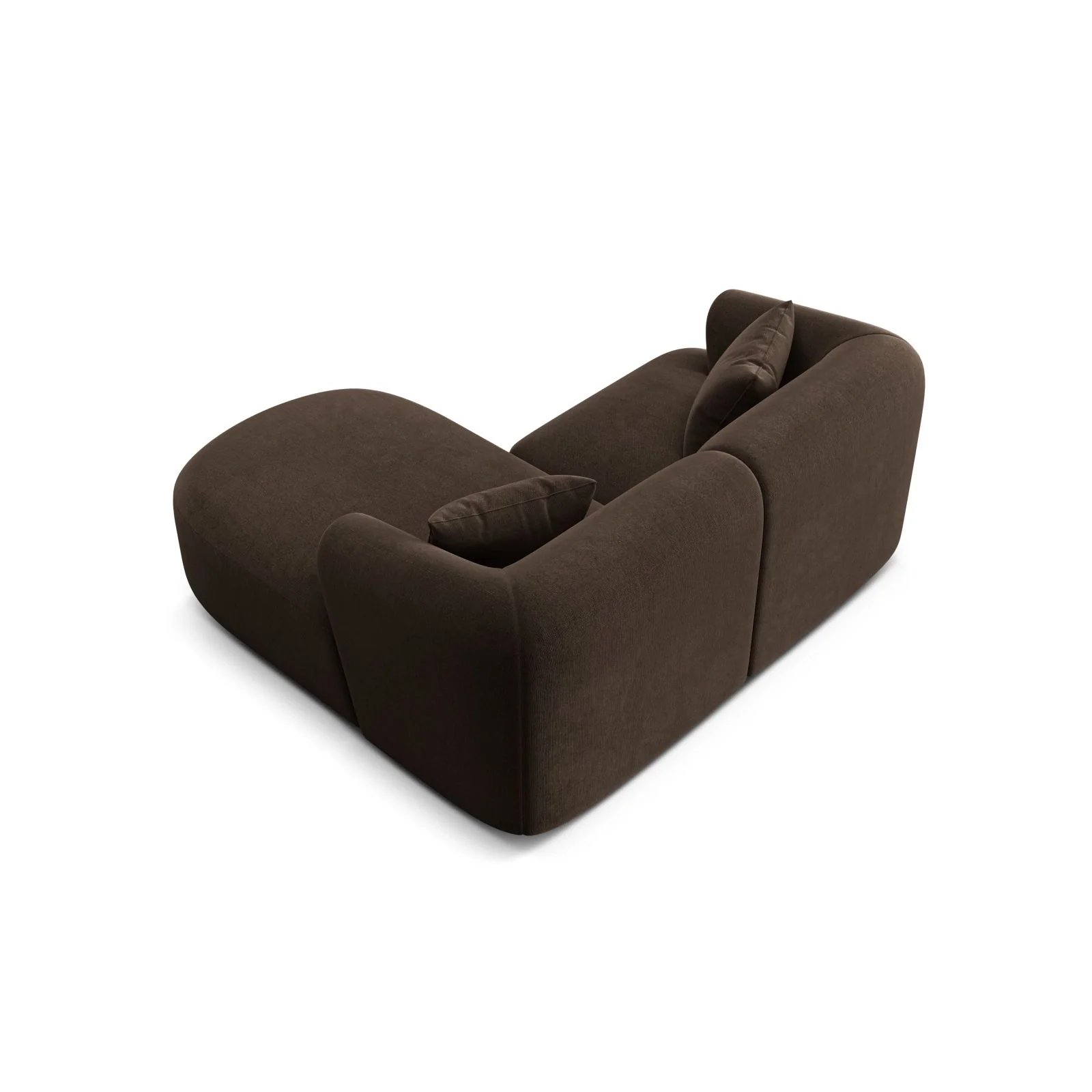 Campi 3-Sitzer Ecksofa, Rechte Seite, aus Samt, Cord oder Strukturstoff, 180x156x70 cm - Image 20