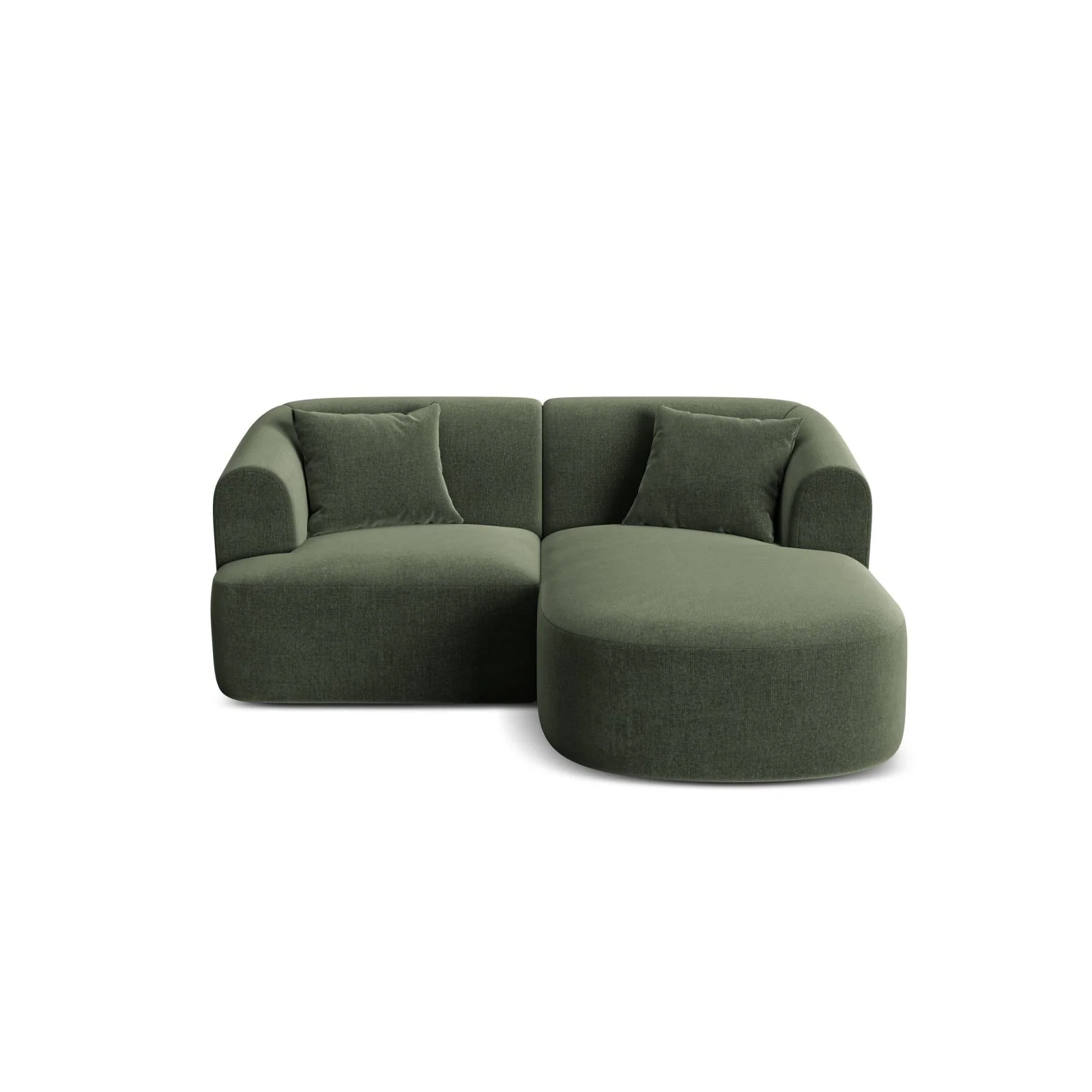Campi 3-Sitzer Ecksofa, Rechte Seite, aus Samt, Cord oder Strukturstoff, 180x156x70 cm - Image 22