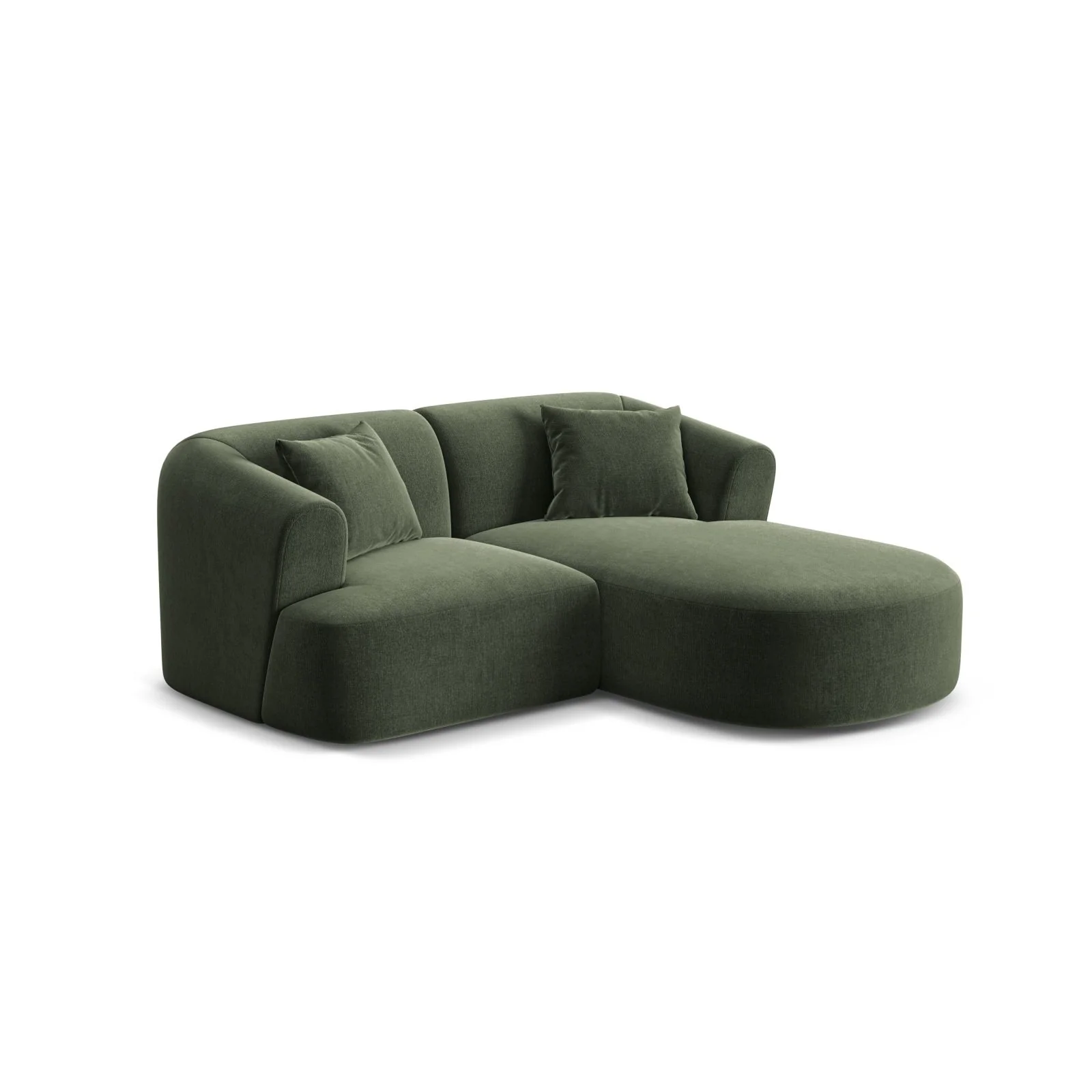 Campi 3-Sitzer Ecksofa, Rechte Seite, aus Samt, Cord oder Strukturstoff, 180x156x70 cm - Image 25
