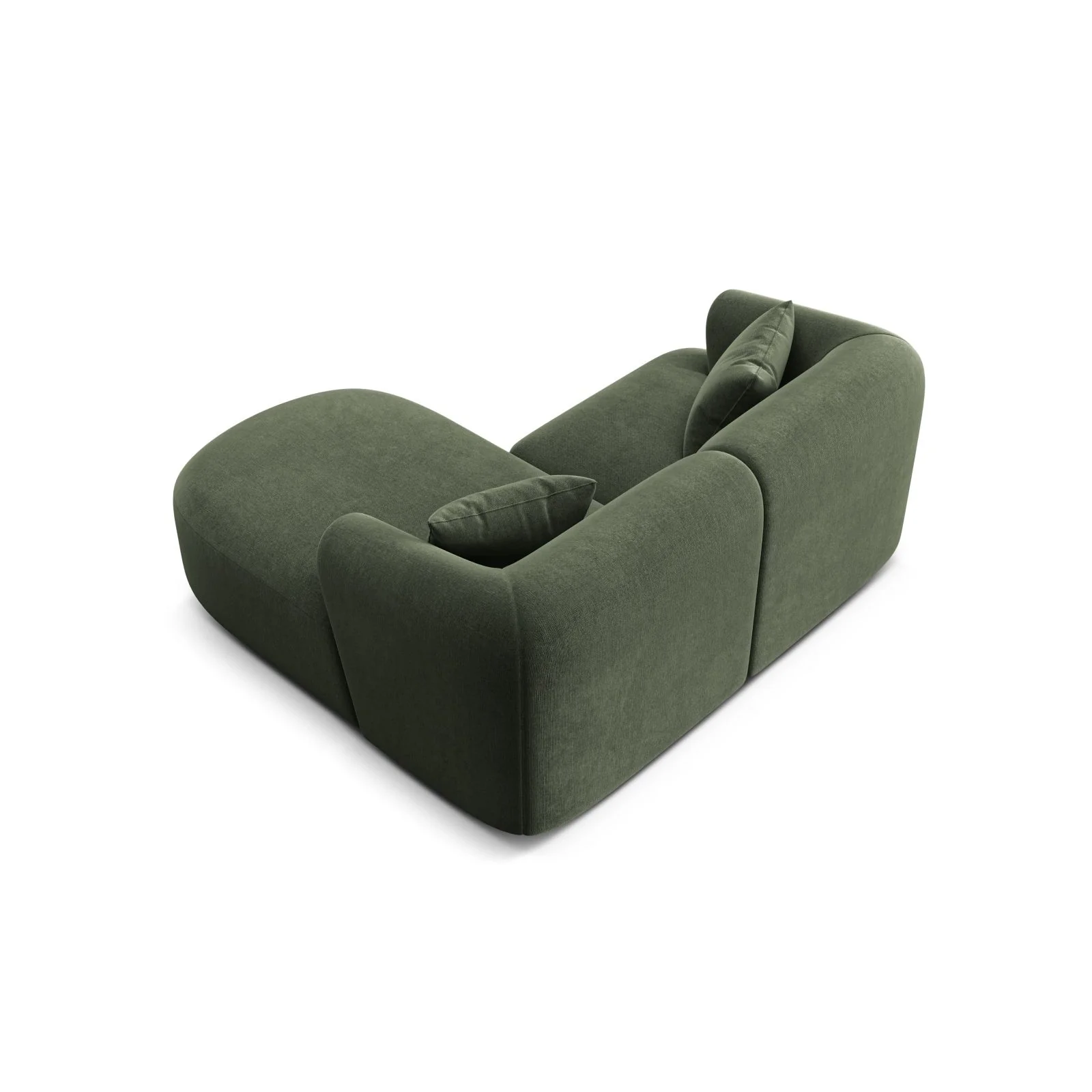Campi 3-Sitzer Ecksofa, Rechte Seite, aus Samt, Cord oder Strukturstoff, 180x156x70 cm - Image 27