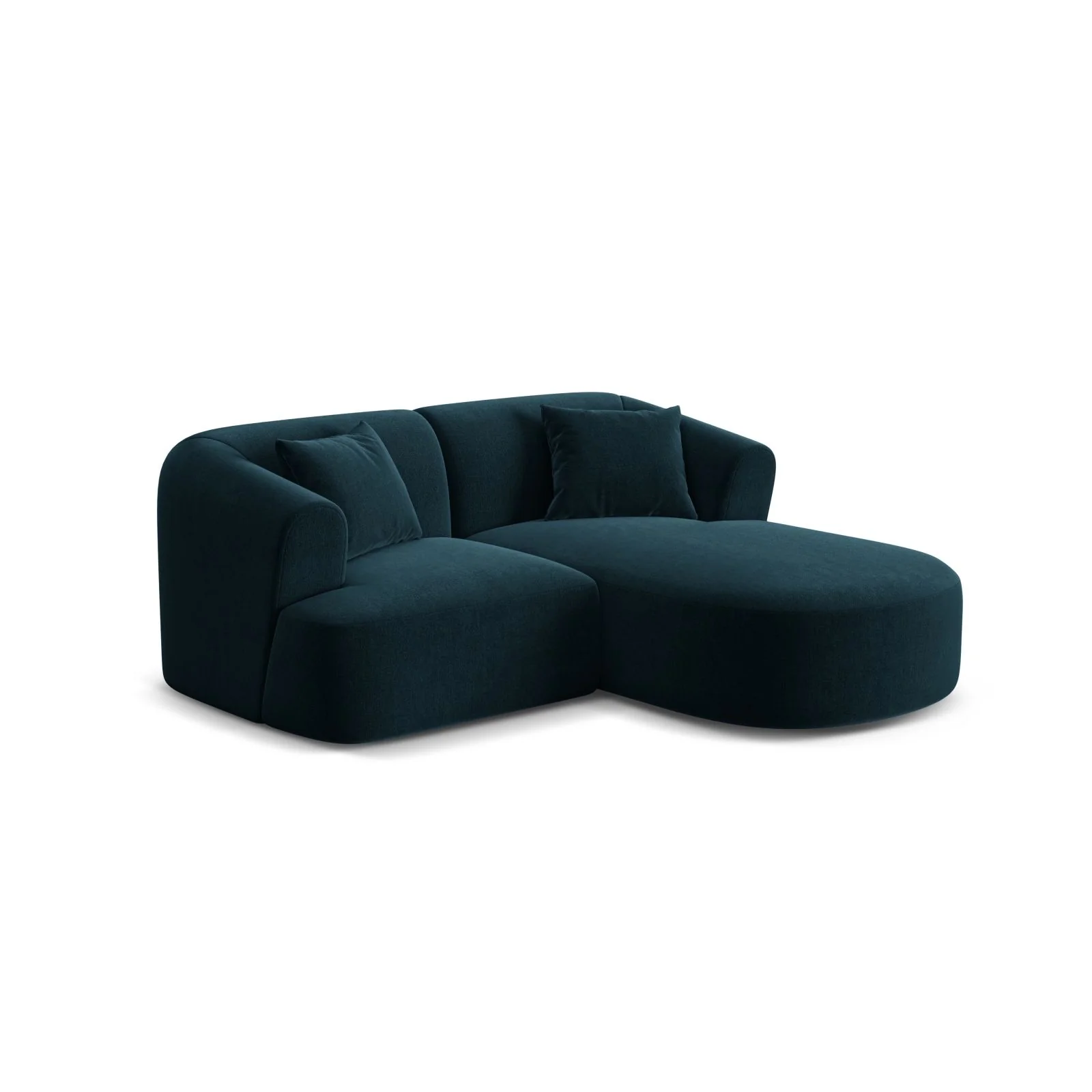 Campi 3-Sitzer Ecksofa, Rechte Seite, aus Samt, Cord oder Strukturstoff, 180x156x70 cm - Image 32