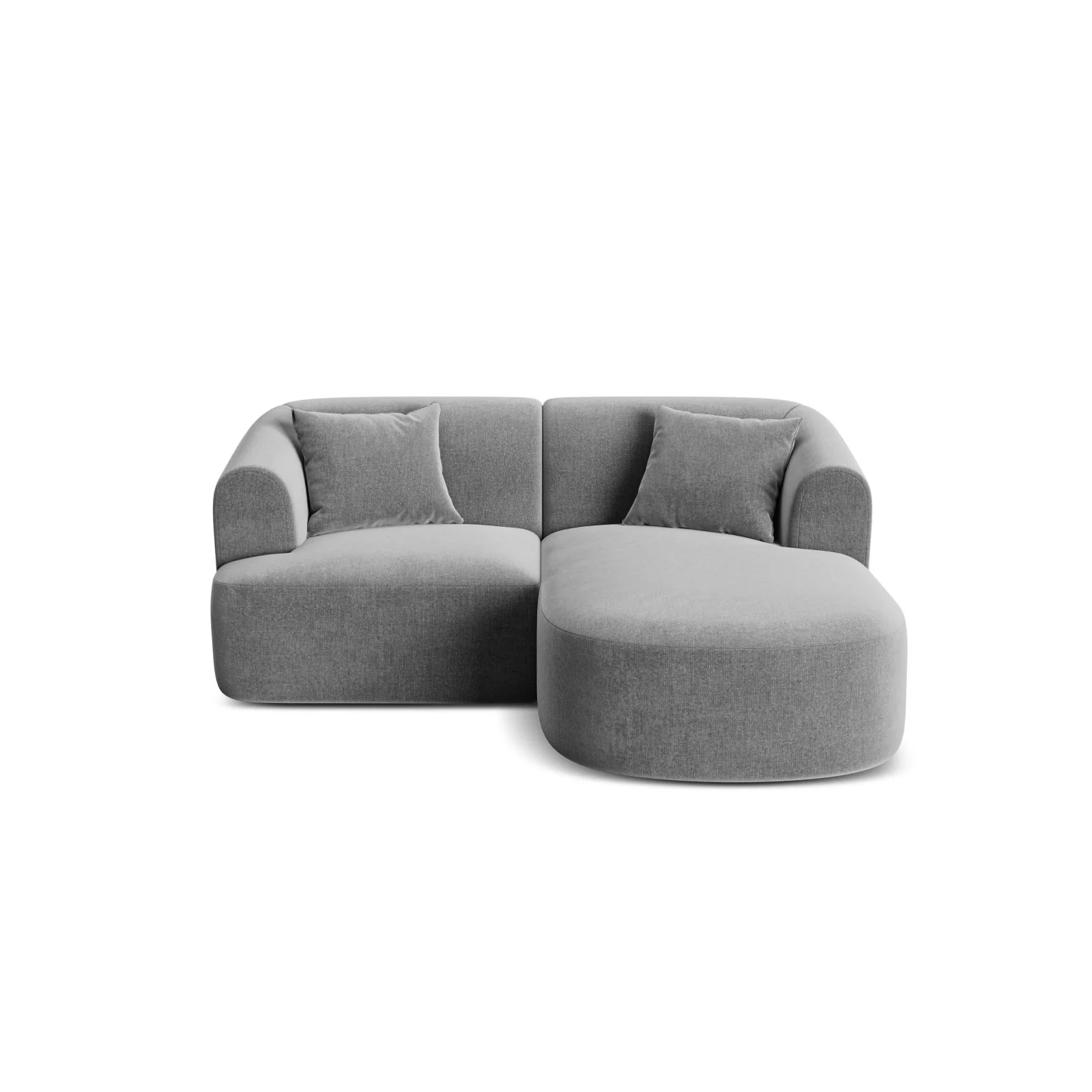 Campi 3-Sitzer Ecksofa, Rechte Seite, aus Samt, Cord oder Strukturstoff, 180x156x70 cm - Image 36