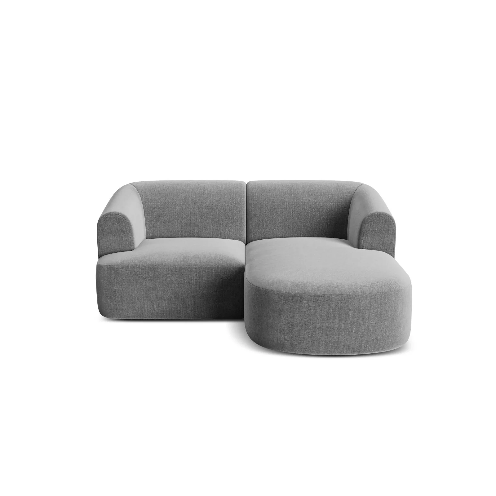 Campi 3-Sitzer Ecksofa, Rechte Seite, aus Samt, Cord oder Strukturstoff, 180x156x70 cm - Image 40