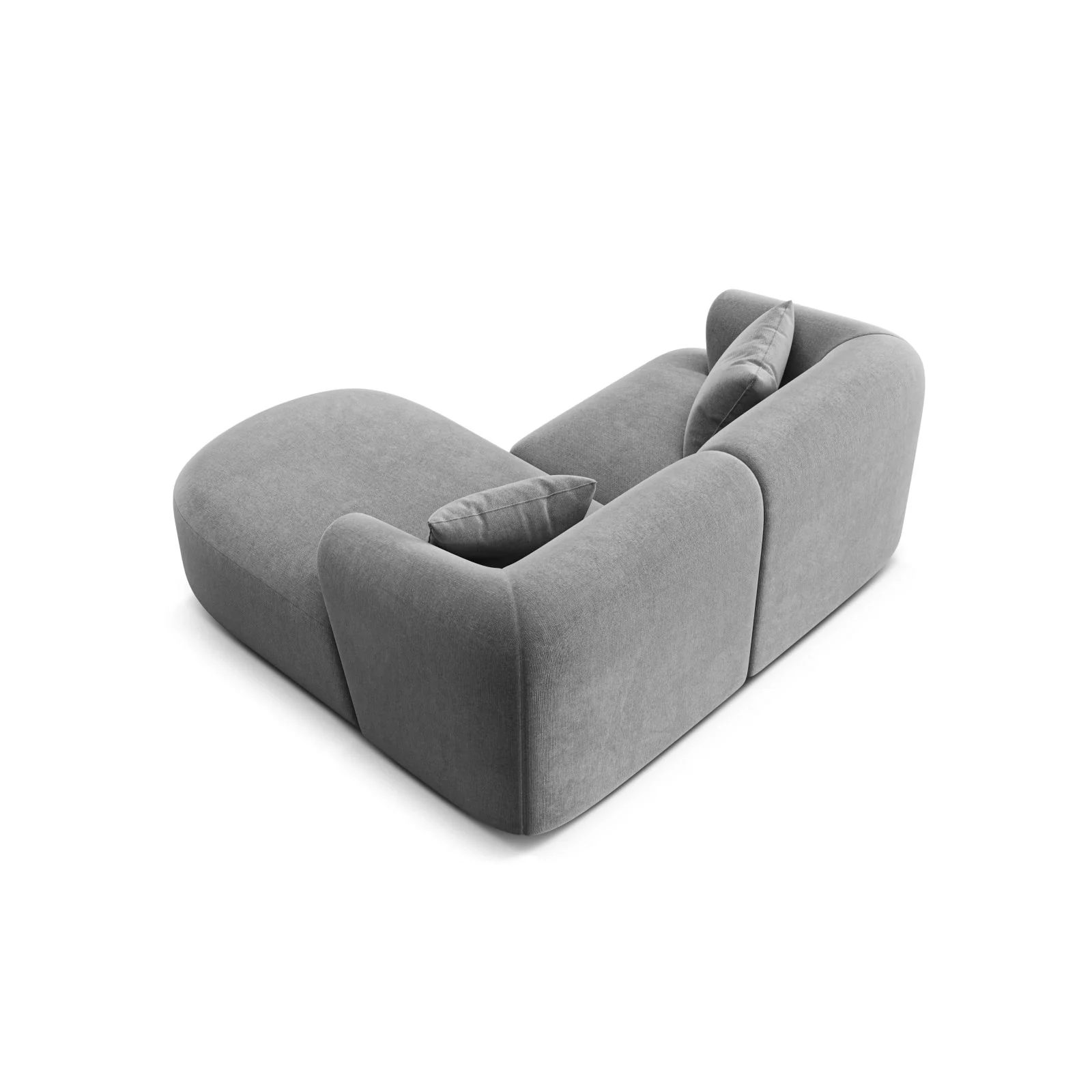 Campi 3-Sitzer Ecksofa, Rechte Seite, aus Samt, Cord oder Strukturstoff, 180x156x70 cm - Image 41