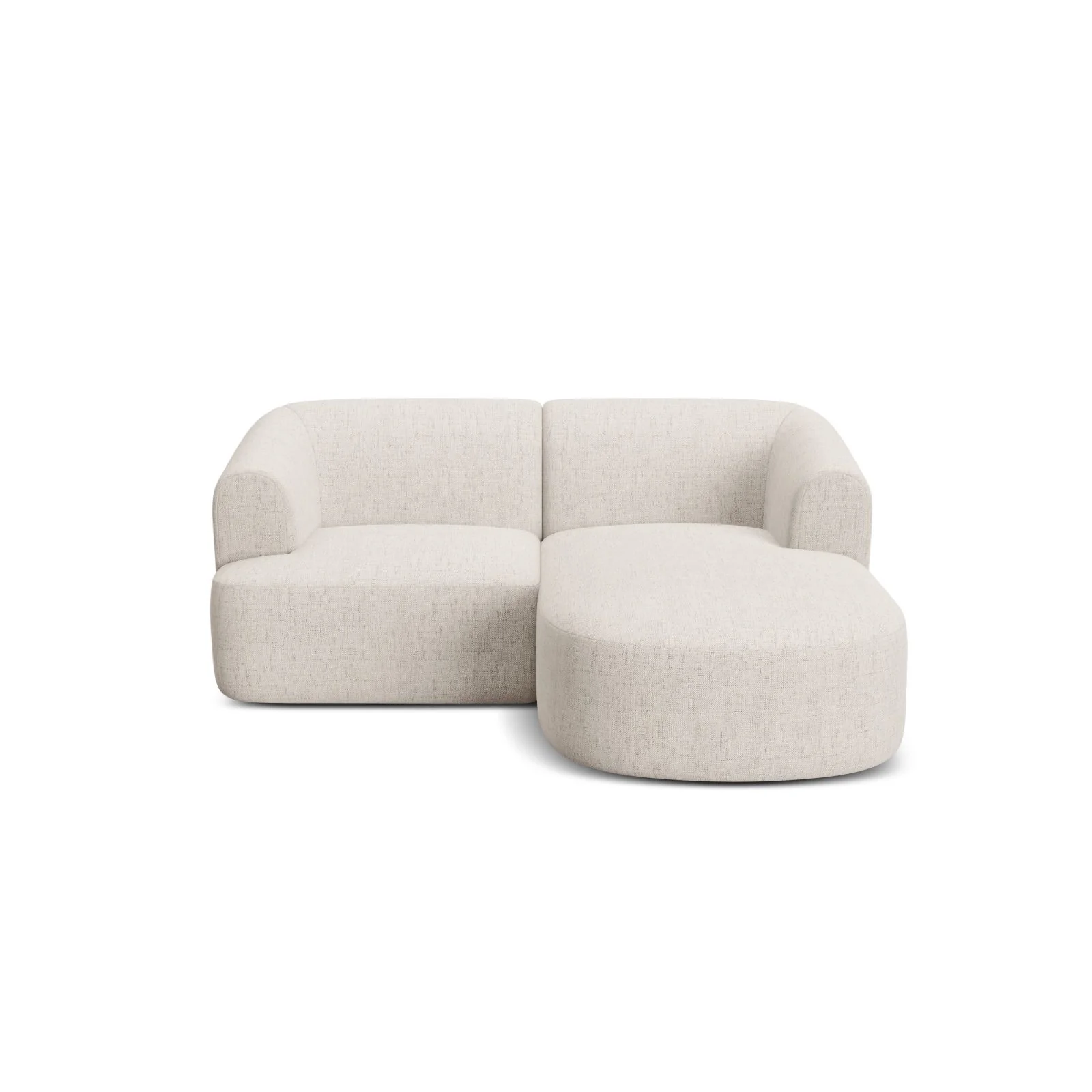 Campi 3-Sitzer Ecksofa, Rechte Seite, aus Samt, Cord oder Strukturstoff, 180x156x70 cm - Image 46
