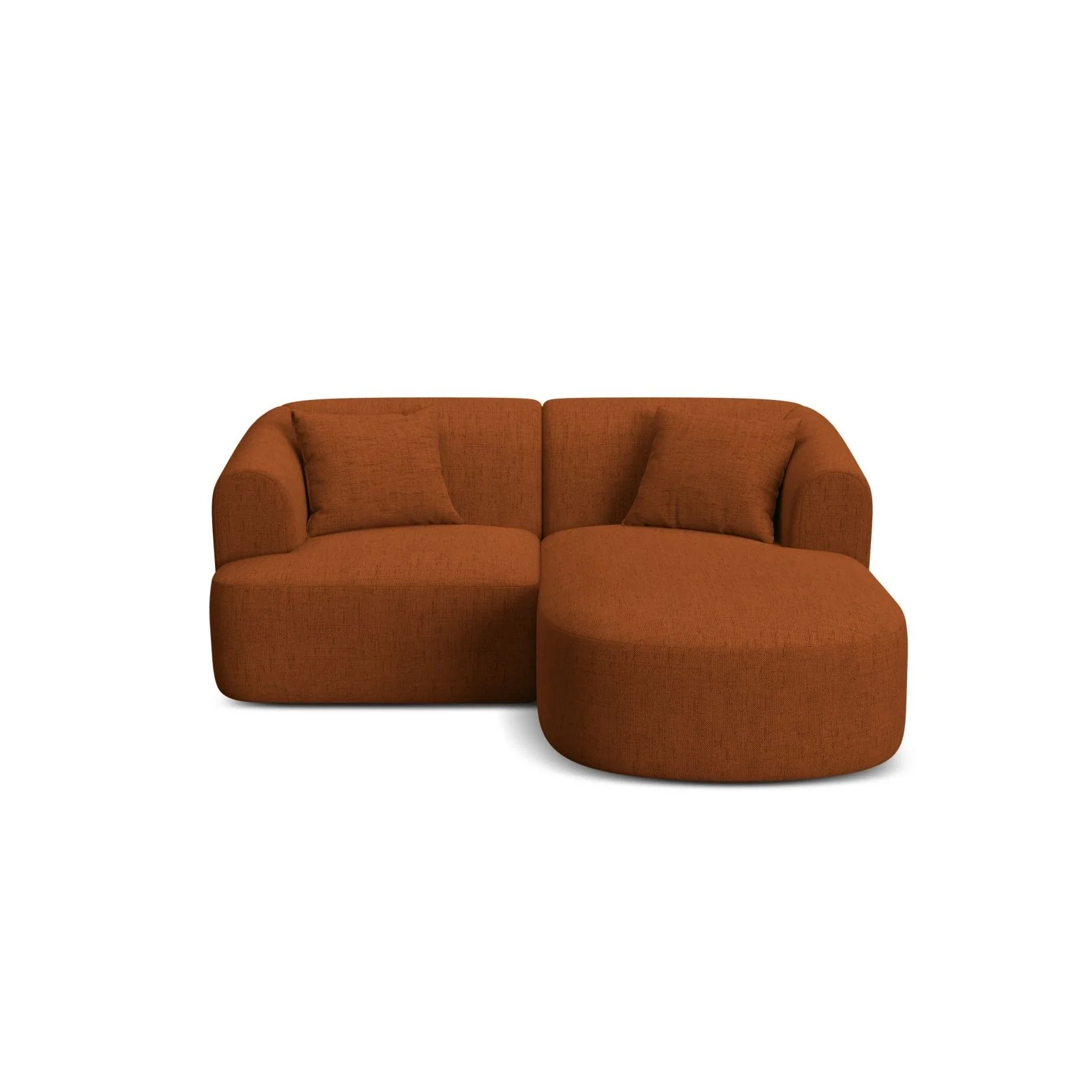 Campi 3-Sitzer Ecksofa, Rechte Seite, aus Samt, Cord oder Strukturstoff, 180x156x70 cm - Image 49