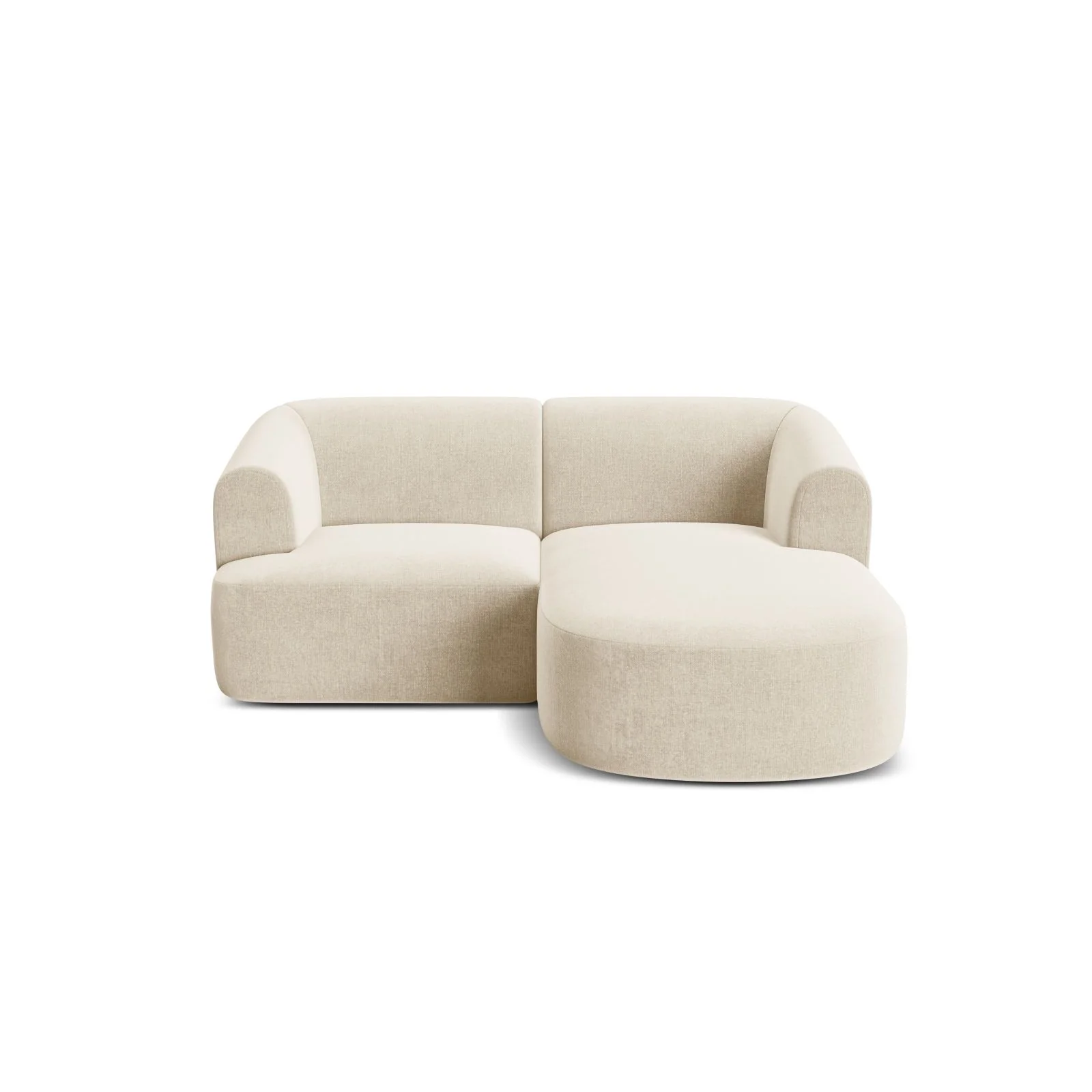 Campi 3-Sitzer Ecksofa, Rechte Seite, aus Samt, Cord oder Strukturstoff, 180x156x70 cm - Image 5