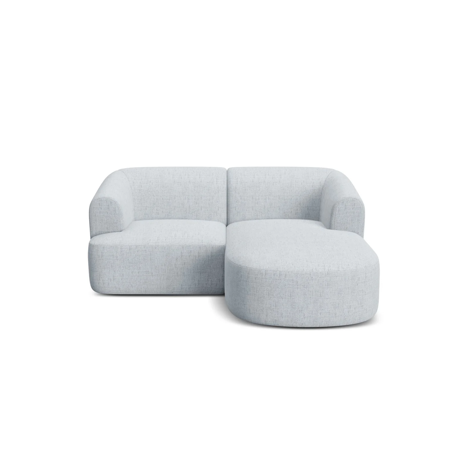 Campi 3-Sitzer Ecksofa, Rechte Seite, aus Samt, Cord oder Strukturstoff, 180x156x70 cm - Image 70