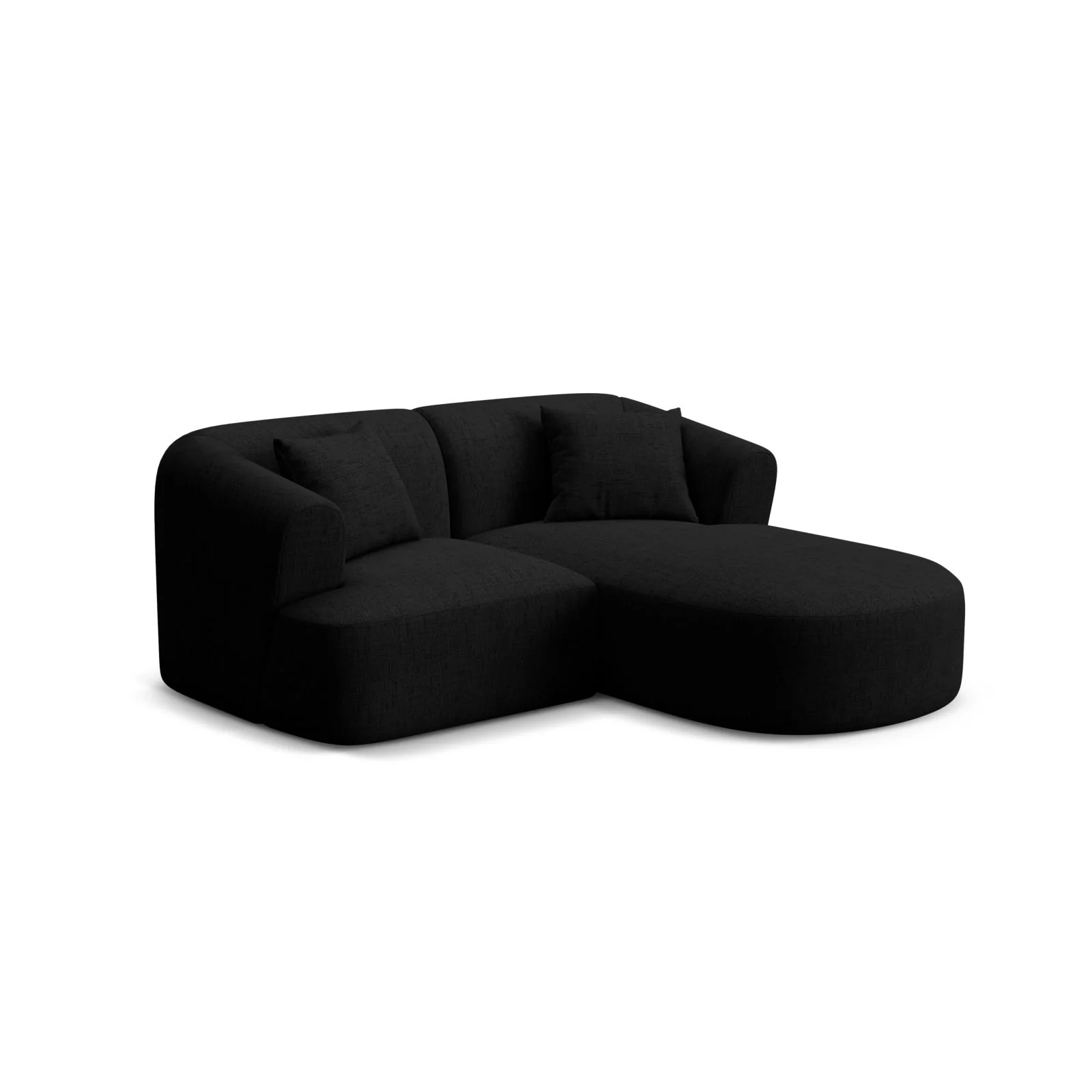 Campi 3-Sitzer Ecksofa, Rechte Seite, aus Samt, Cord oder Strukturstoff, 180x156x70 cm - Image 81