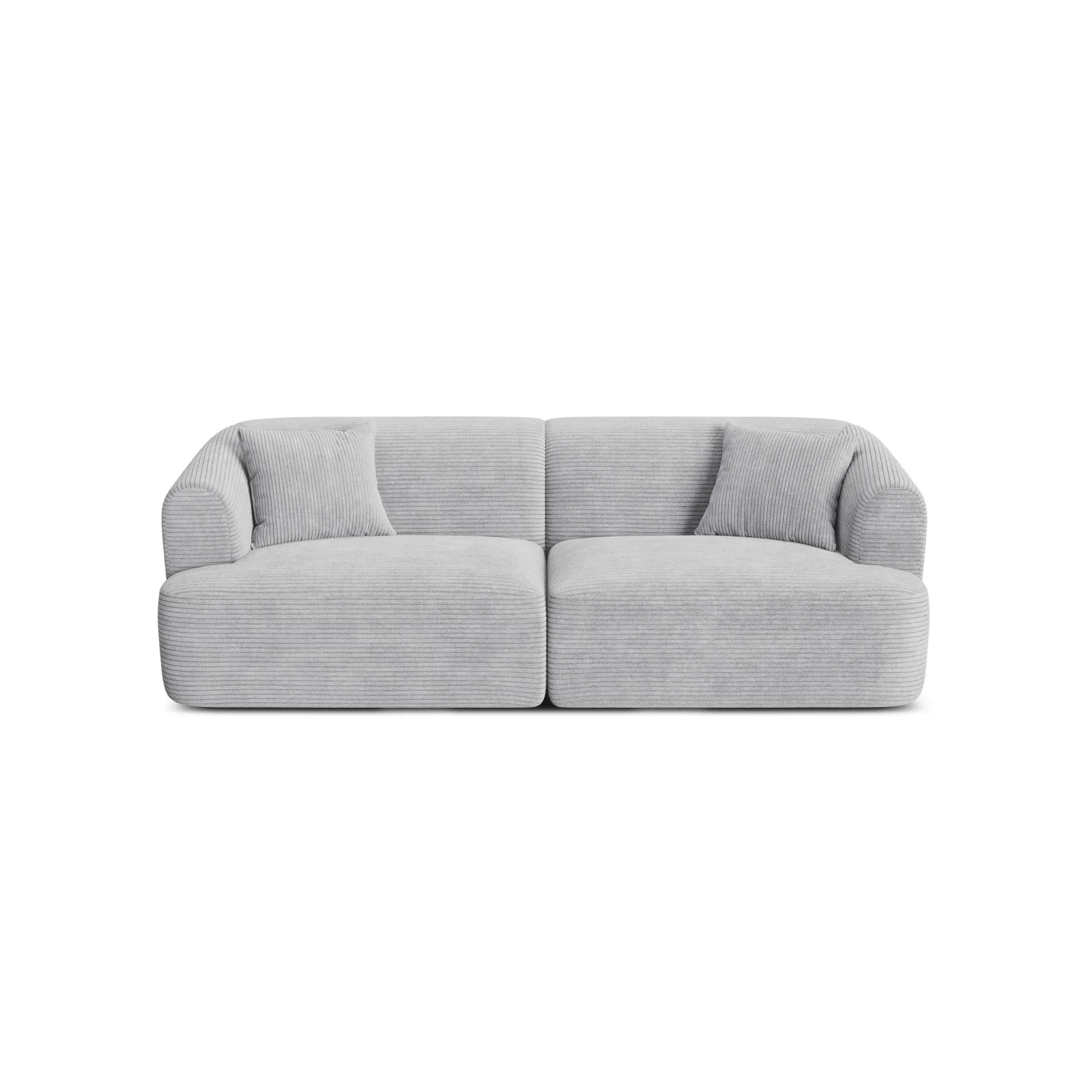 Campi 3-Sitzer Sofa aus Samt, Cord oder Strukturstoff, 220x90x70 cm - Image 102