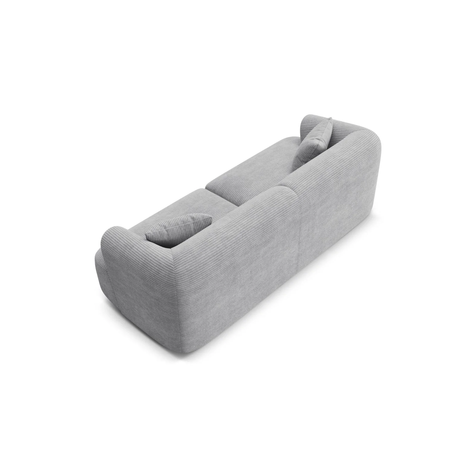 Campi 3-Sitzer Sofa aus Samt, Cord oder Strukturstoff, 220x90x70 cm - Image 106