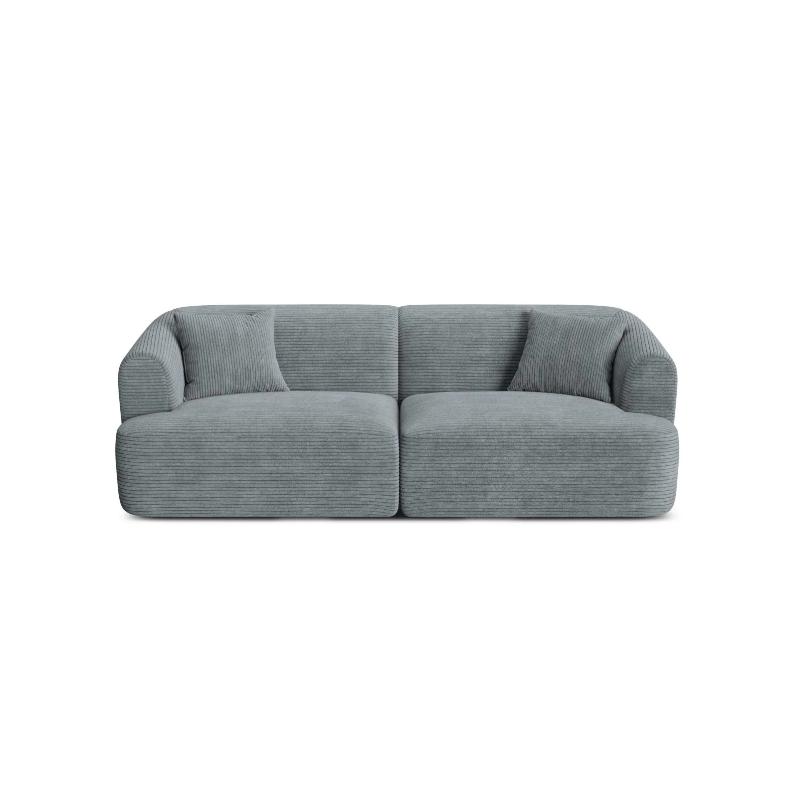 Campi 3-Sitzer Sofa aus Samt, Cord oder Strukturstoff, 220x90x70 cm - Image 108